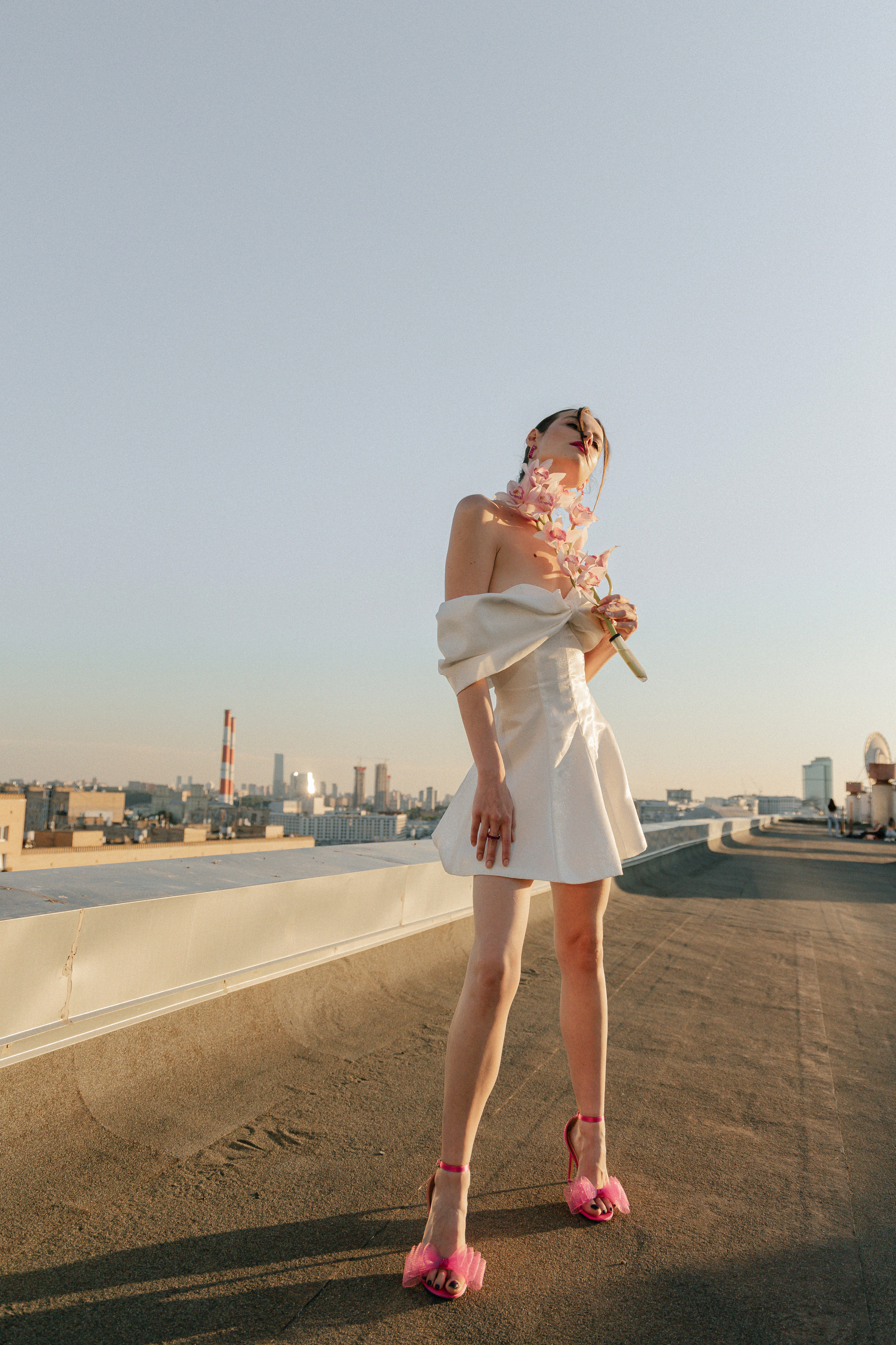 Дмитрий и Катерина: закат на крыше АРХИВ. Свадебный фотограф Москва