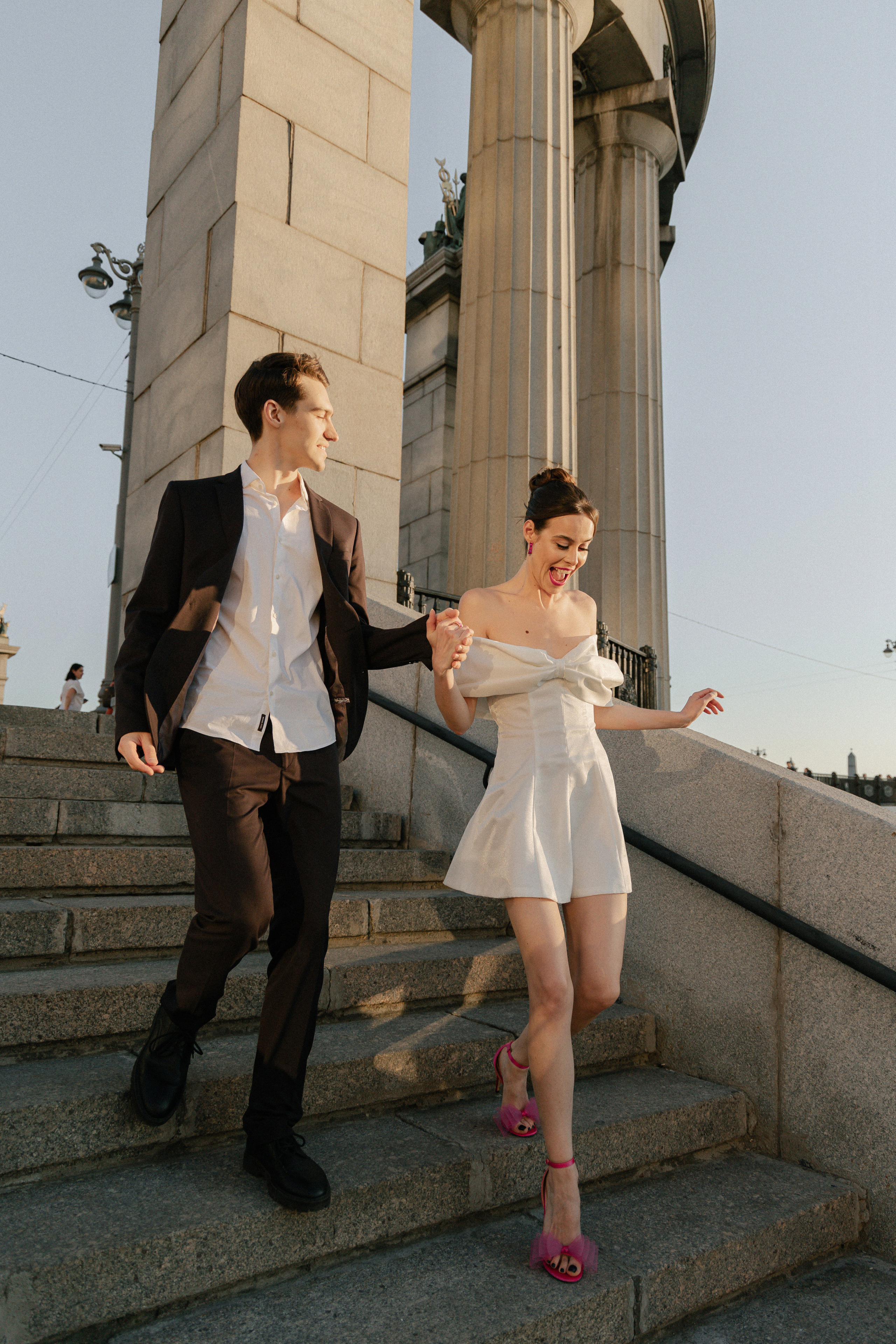 Дмитрий и Катерина: закат на крыше АРХИВ. Свадебный фотограф Москва