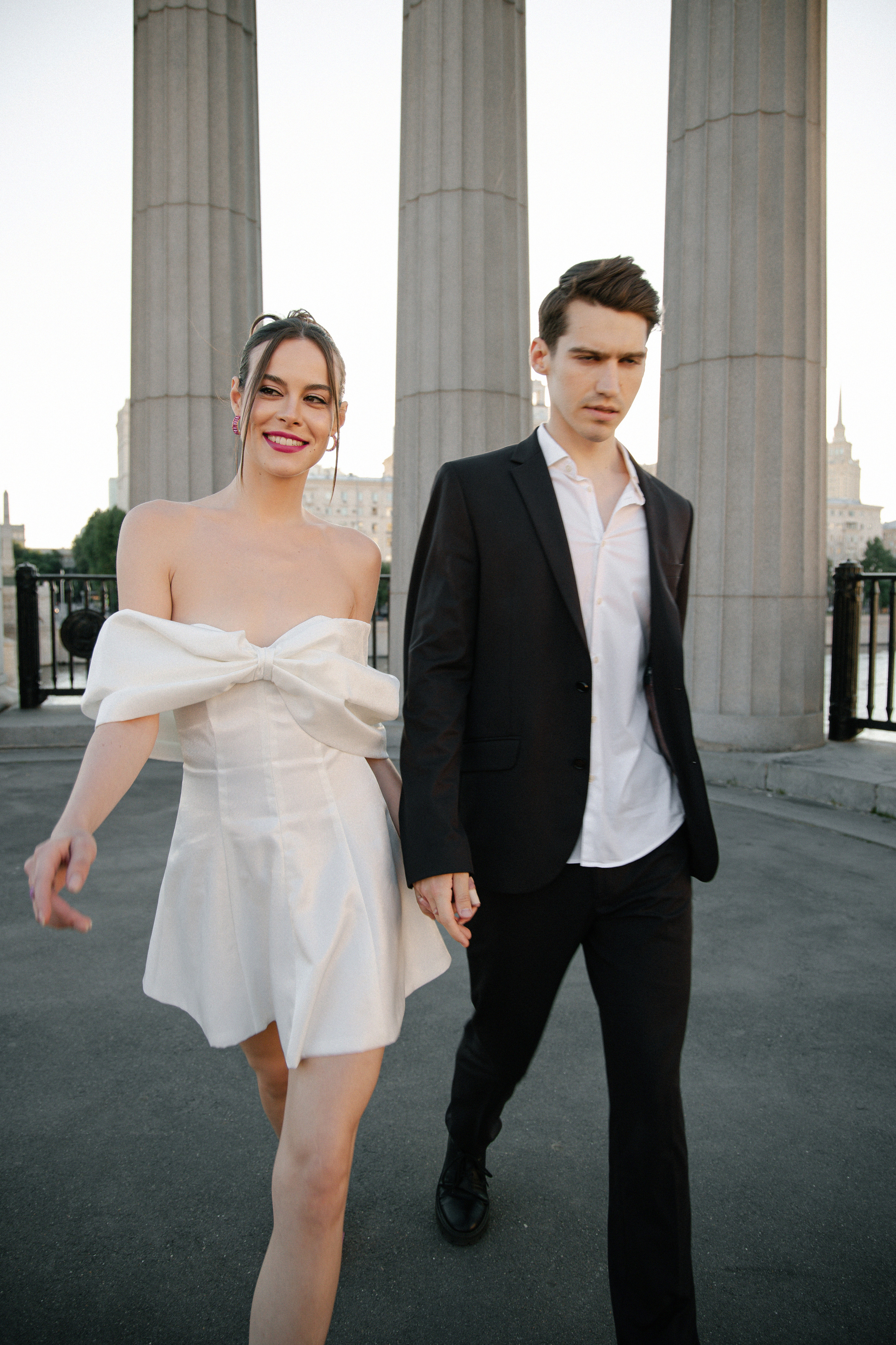 Дмитрий и Катерина: закат на крыше АРХИВ. Свадебный фотограф Москва