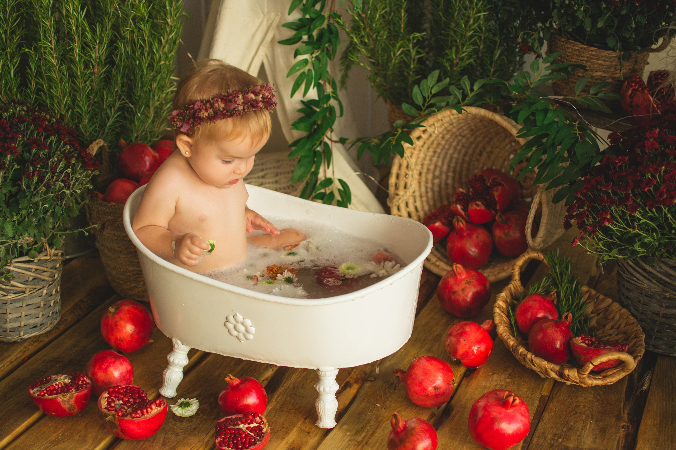 Молочные ванны. Фотограф новорождённых в Санкт-Петербурге Наталья Булгакова