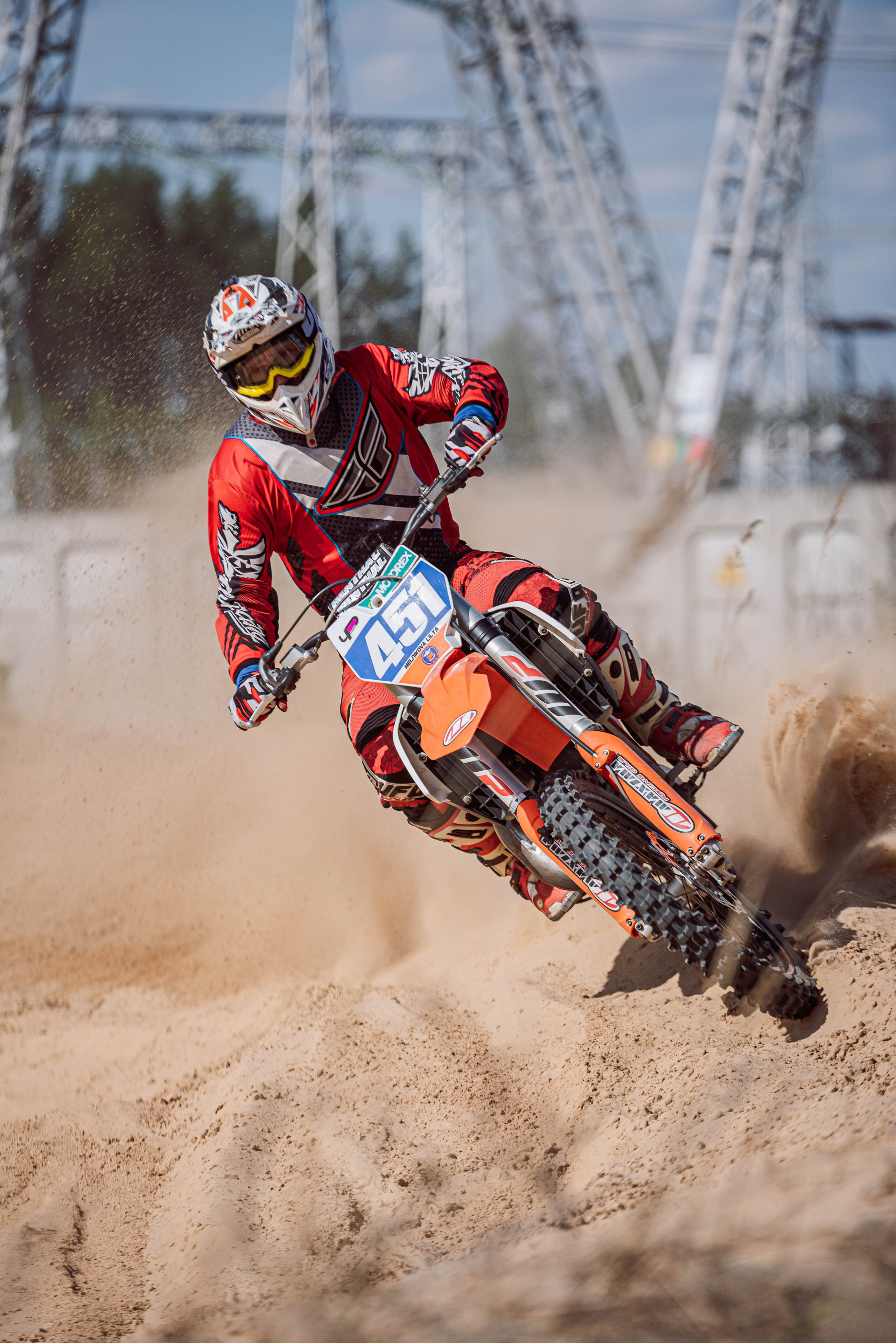 Мотокросс. Тренировка. Мотофотограф в Нижнем Новгороде Динара Зуйкова