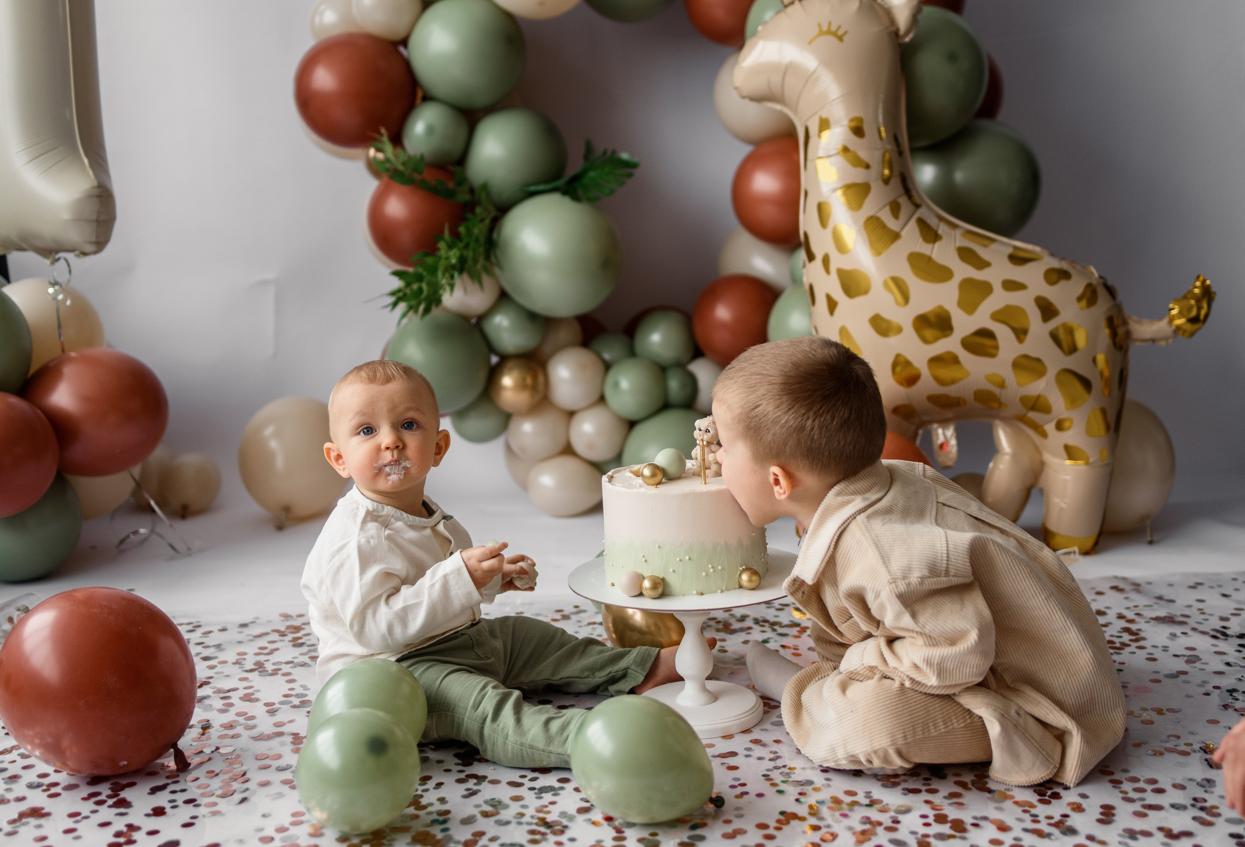 Первый тортик. Фотограф Шарыпово