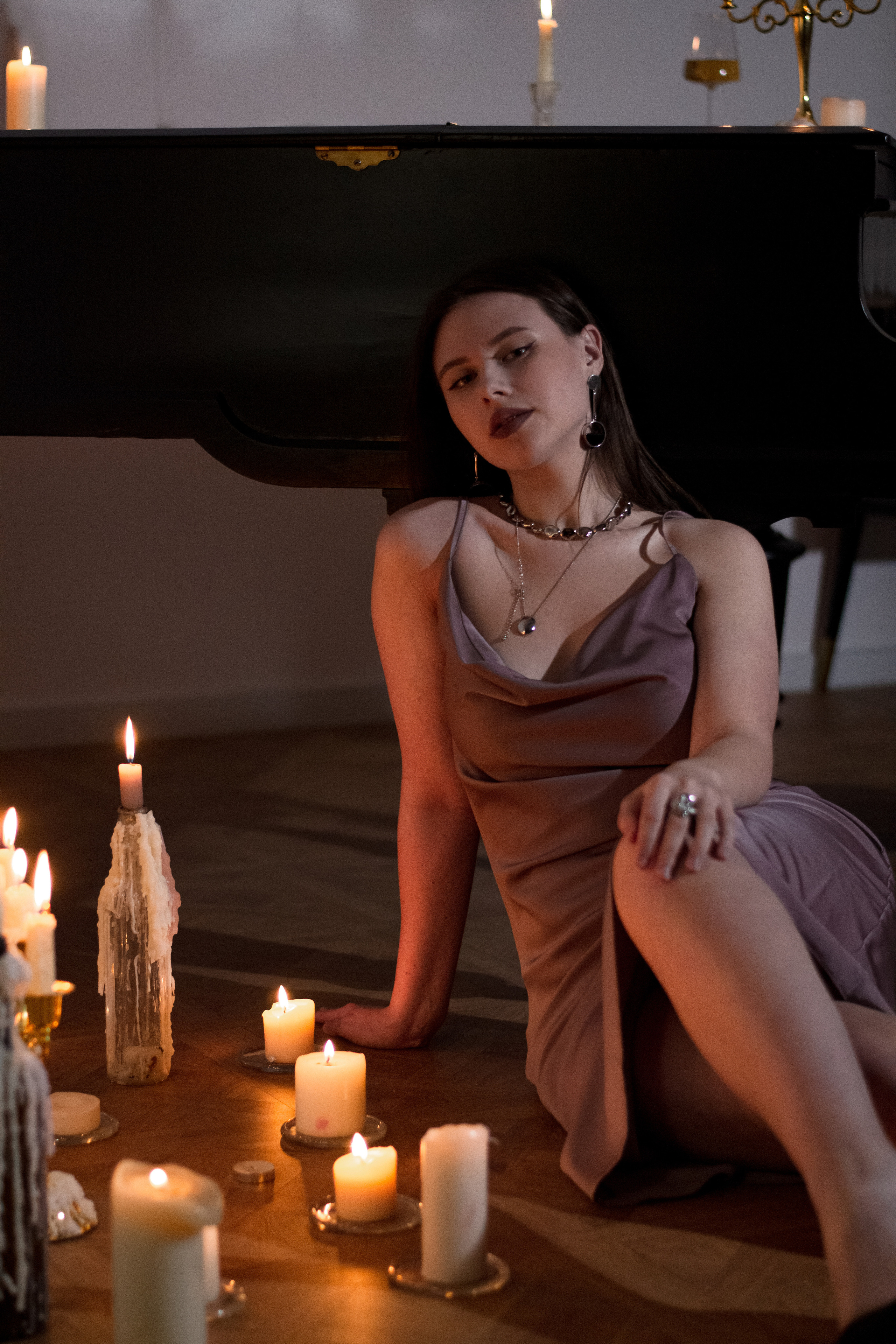 Фотосессия при свечах. Портретный и свадебный фотограф в Краснодаре