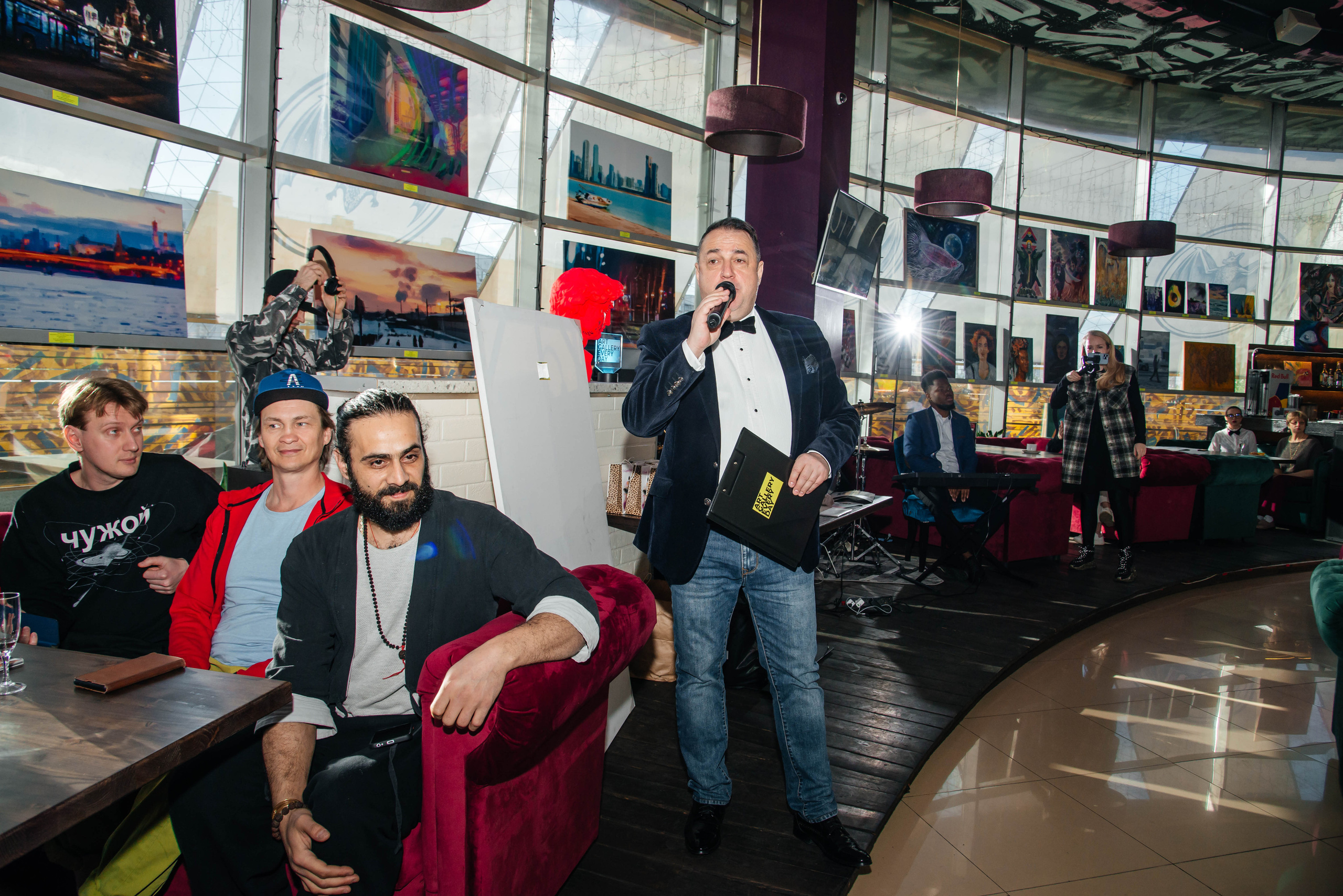 Открытие выставки в Мята Lounge. Свадебный и семейный фотограф в Москве Елена Брюханова