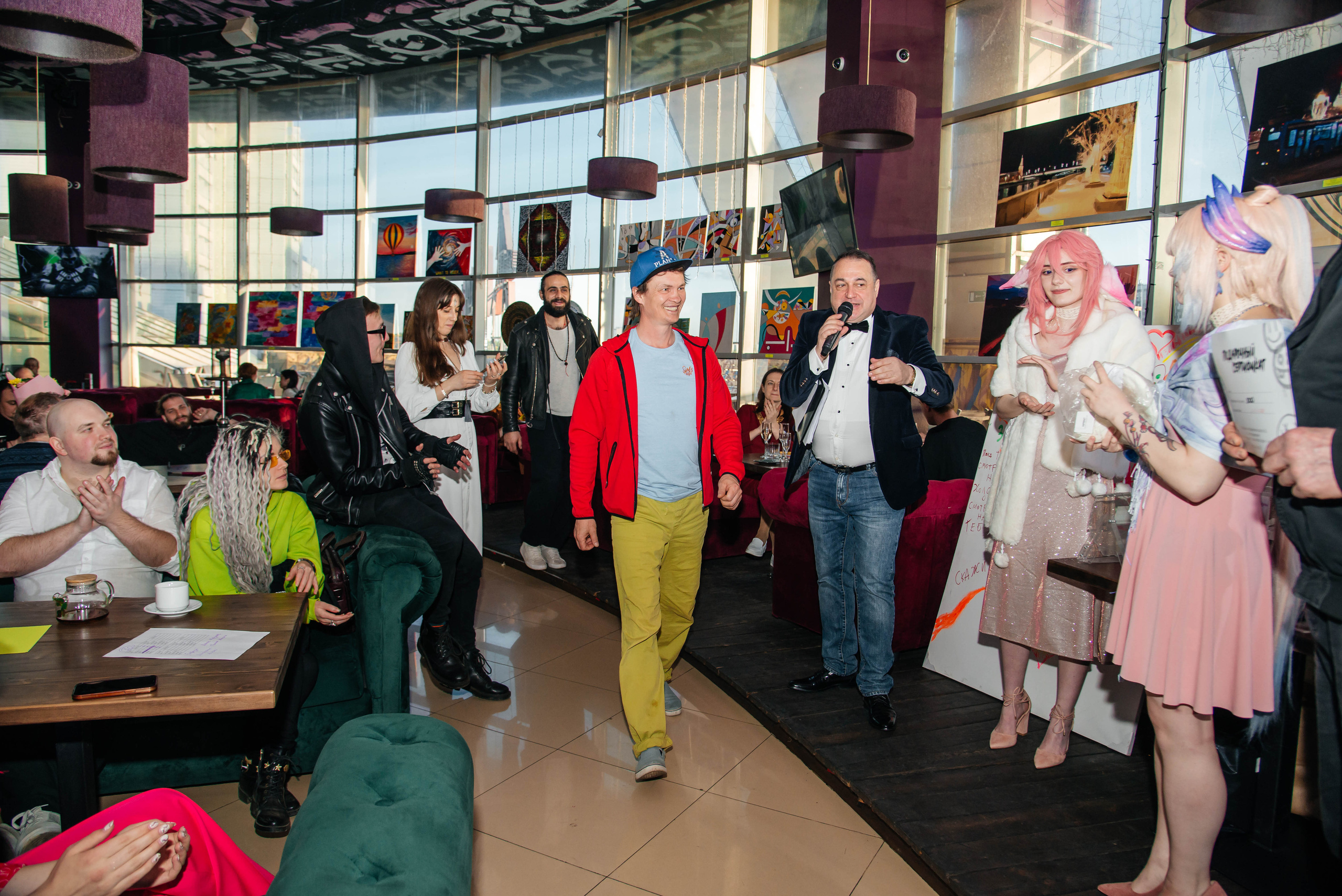 Открытие выставки в Мята Lounge. Свадебный и семейный фотограф в Москве Елена Брюханова