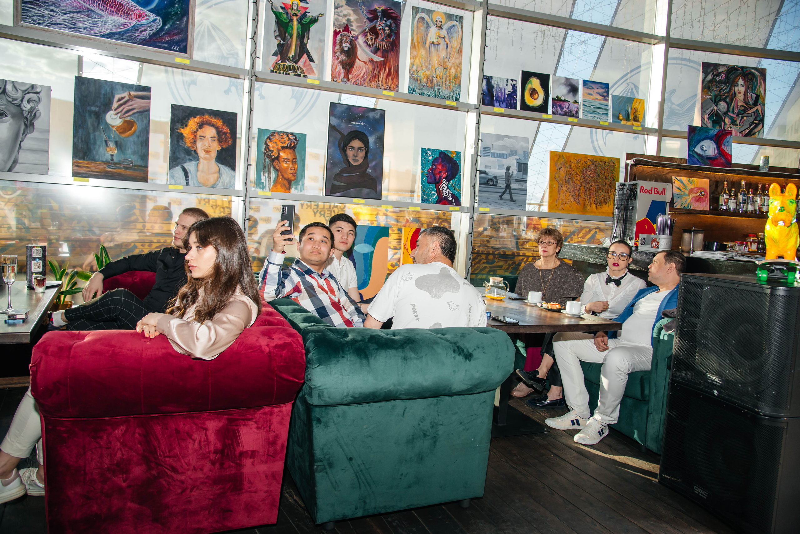 Открытие выставки в Мята Lounge. Свадебный и семейный фотограф в Москве Елена Брюханова