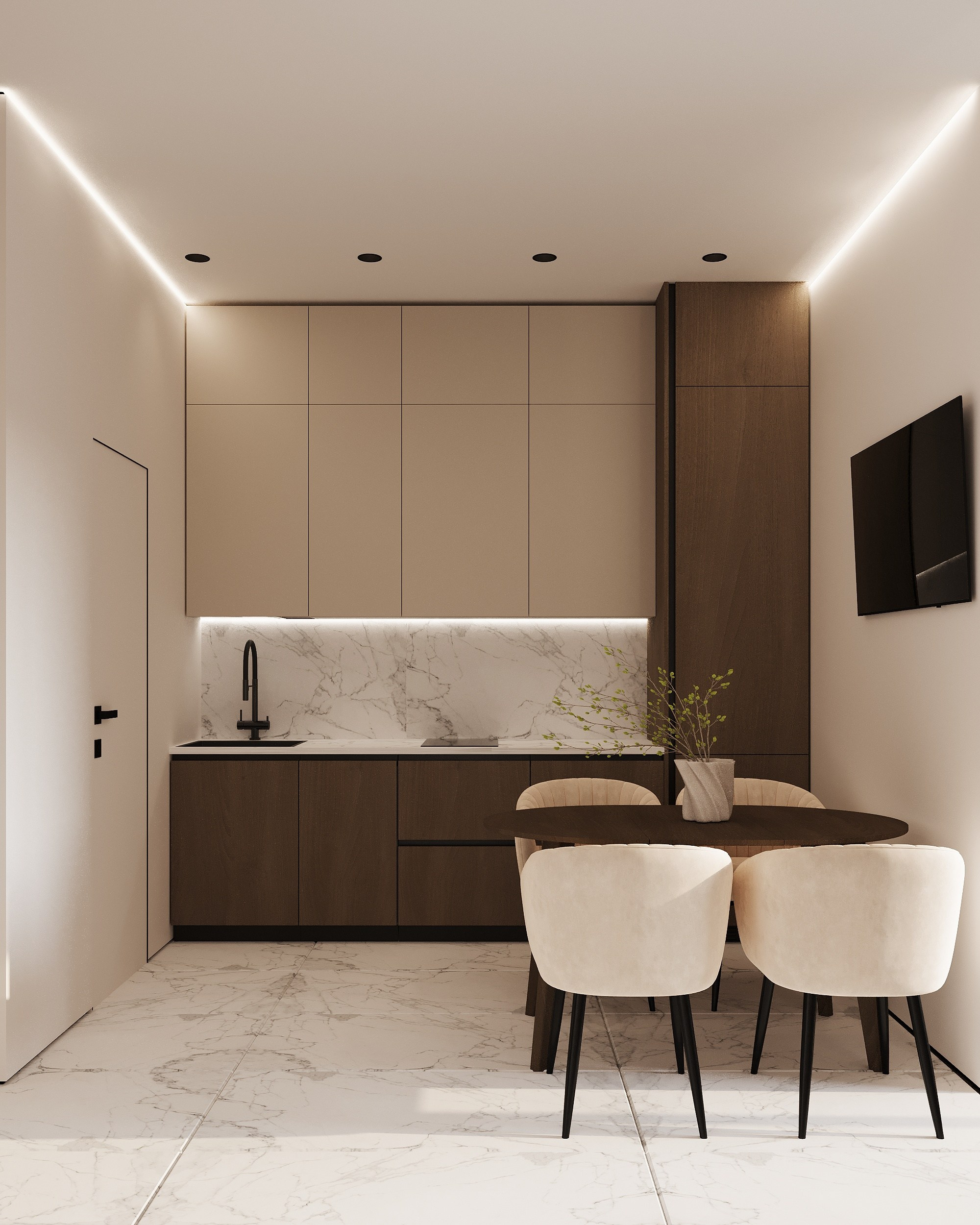 ЖК «Символ» / Москва / 36 кв. м. Ксения Барабаш дизайнер интерьера в Санкт-Петербурге