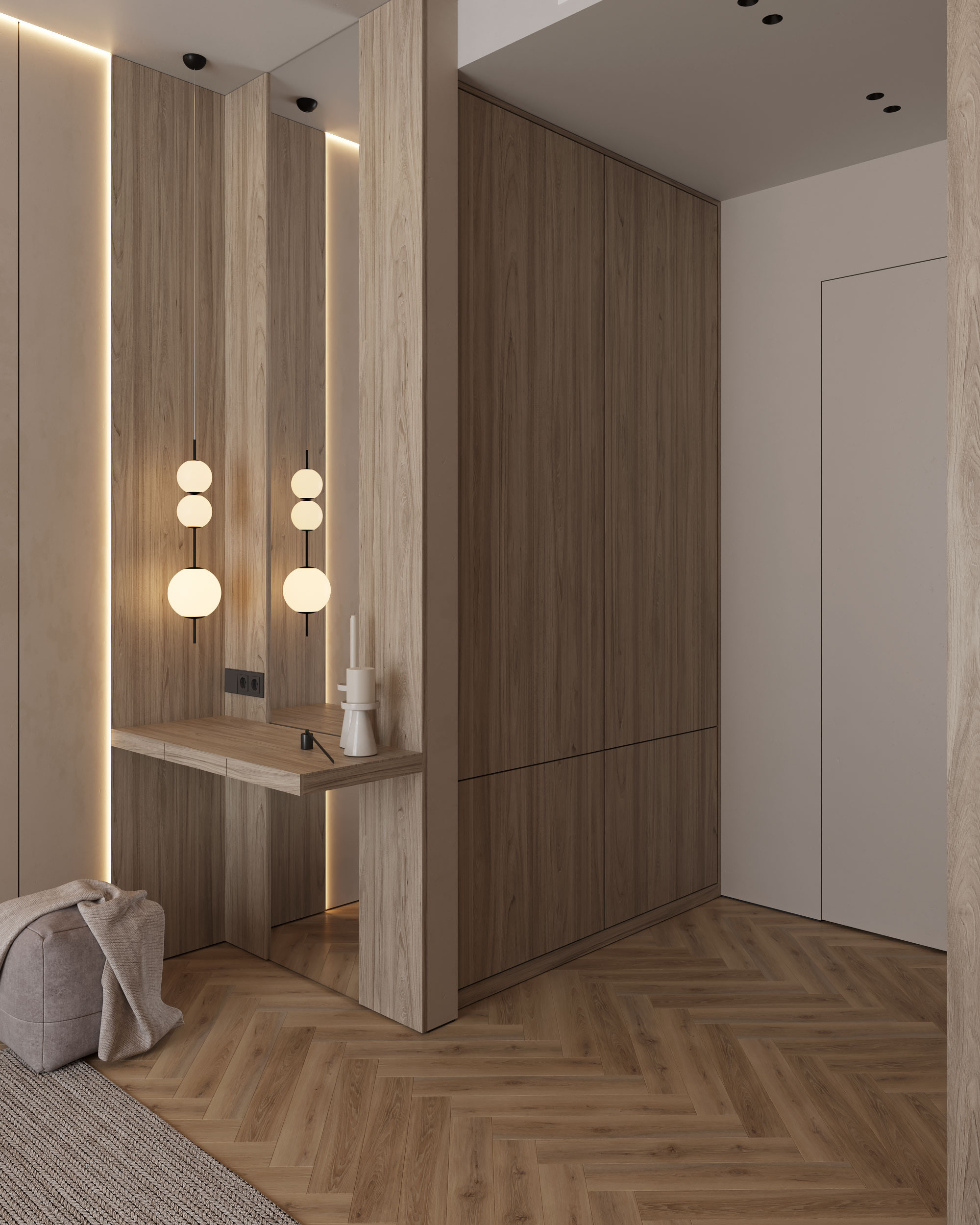 Neva Towers. Дизайн интерьера | 3D визуализация | Миланская Марина