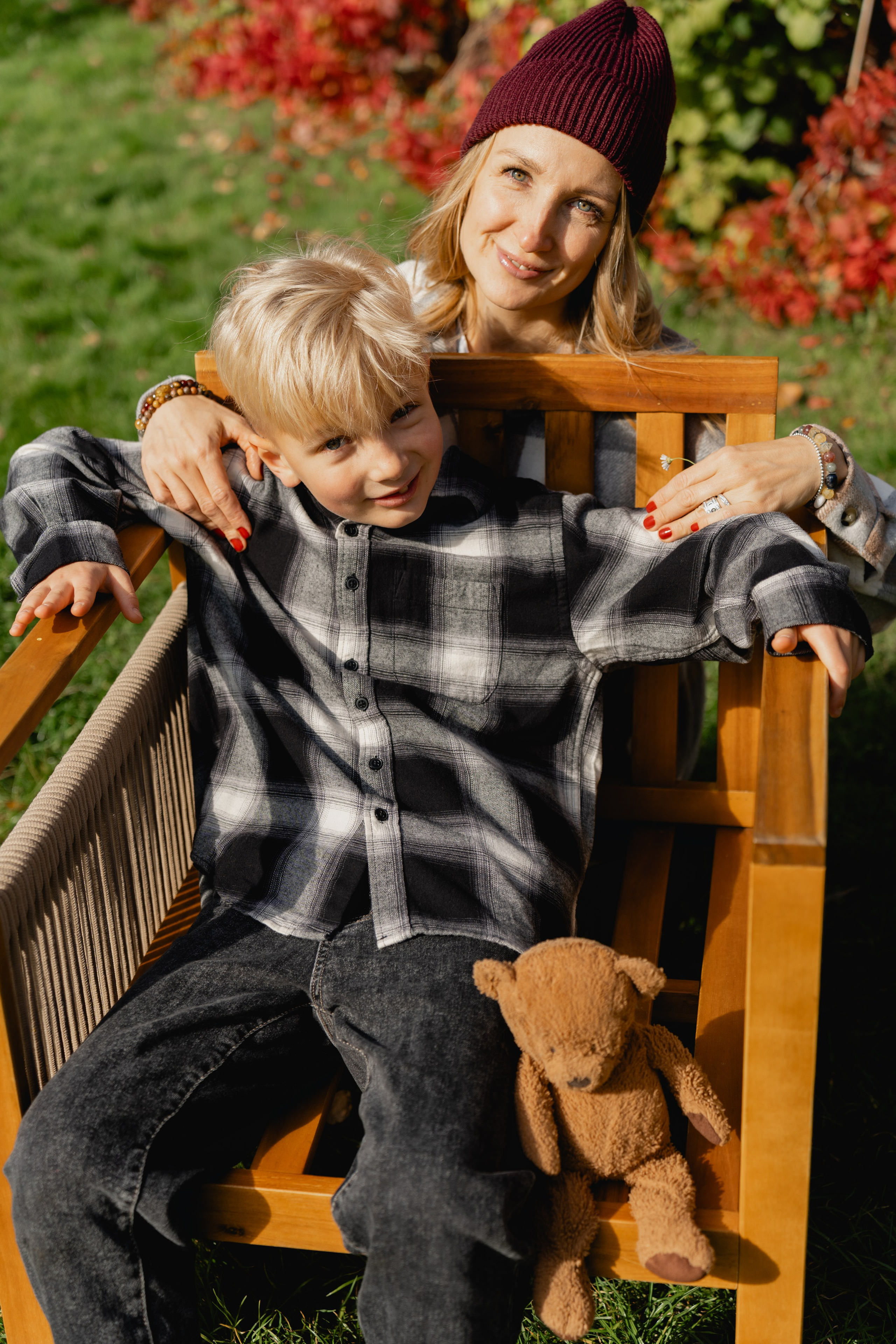 Осенняя прогулка с сыном. Виктория Саханкова — портретный и семейный фотограф в Москве