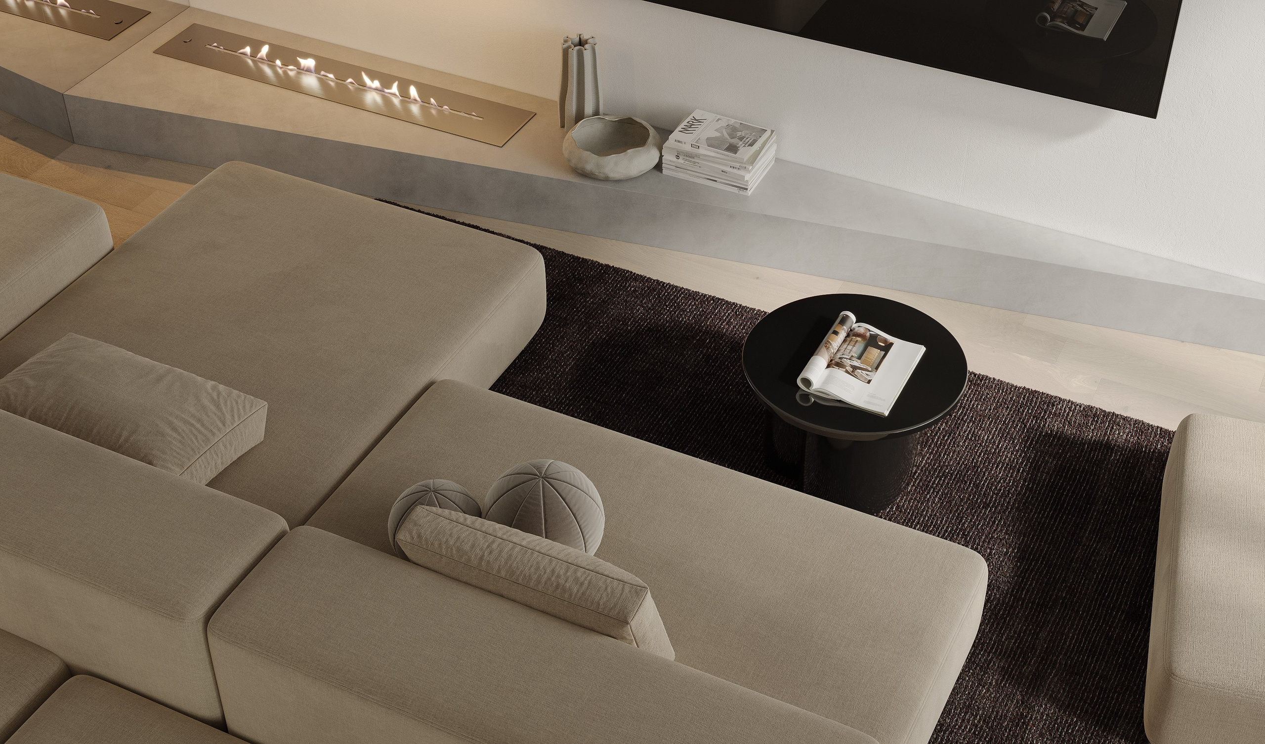 Квартира для L+D Archatelier. 3D визуализация интерьера и архитектурной среды