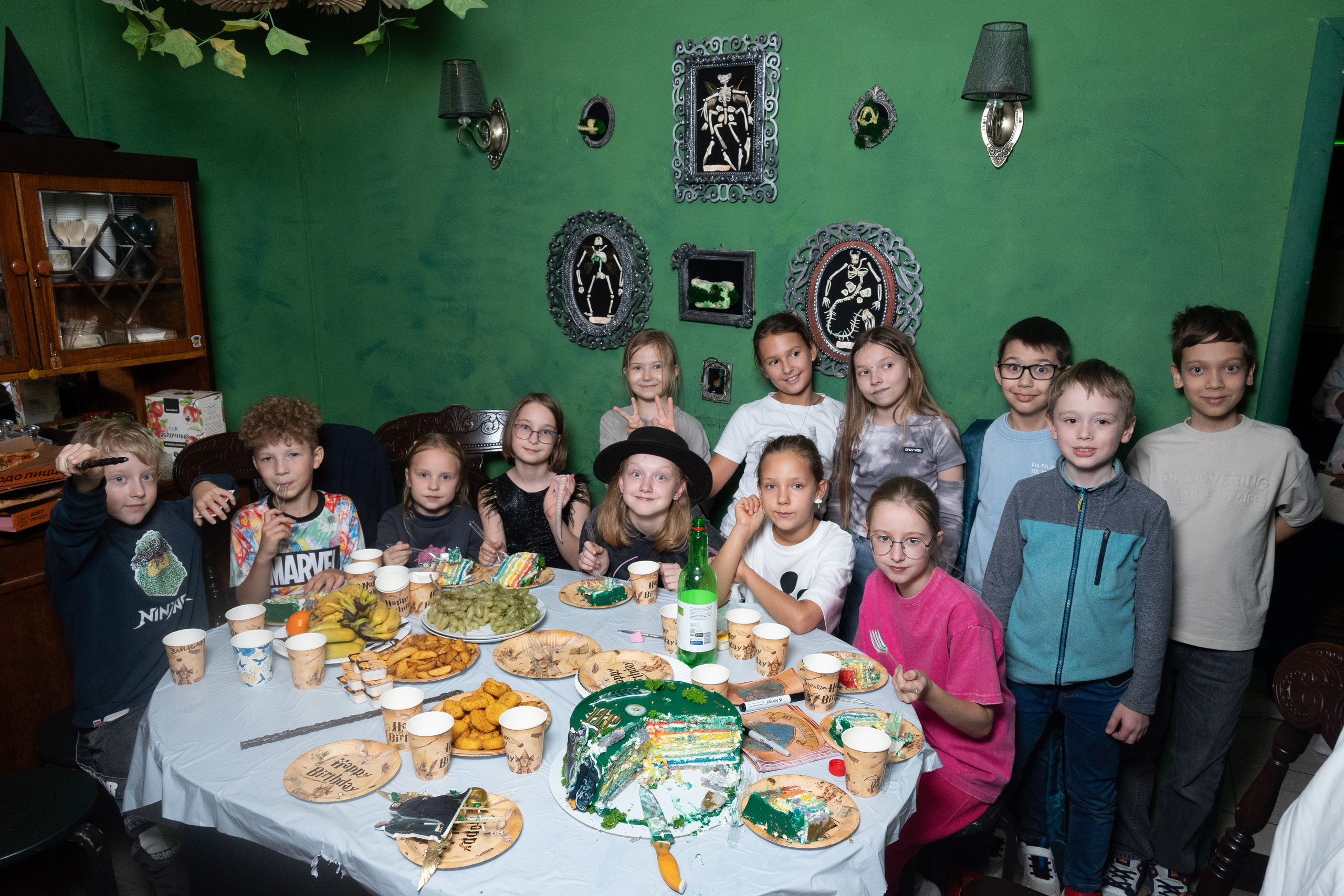 День рождения ребенка в «Подземелье Слизерин». Фотограф мероприятий в Москве