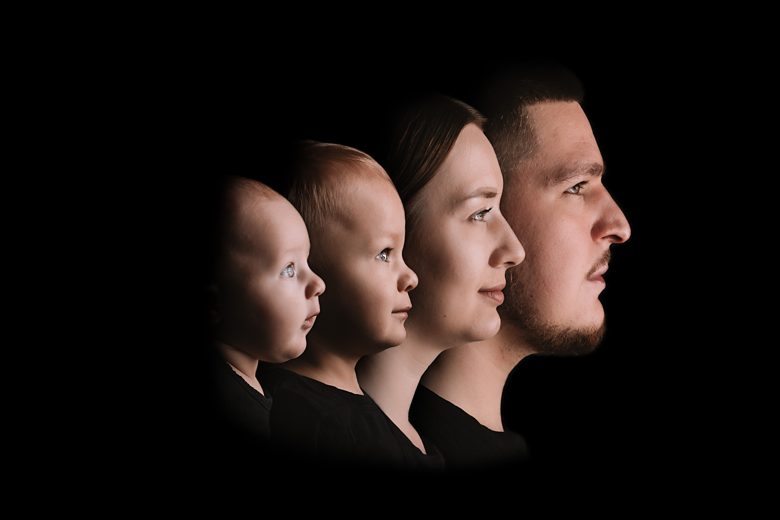 Профили. Семейный фотограф Тюмень, фотограф на роды Салмина Мария