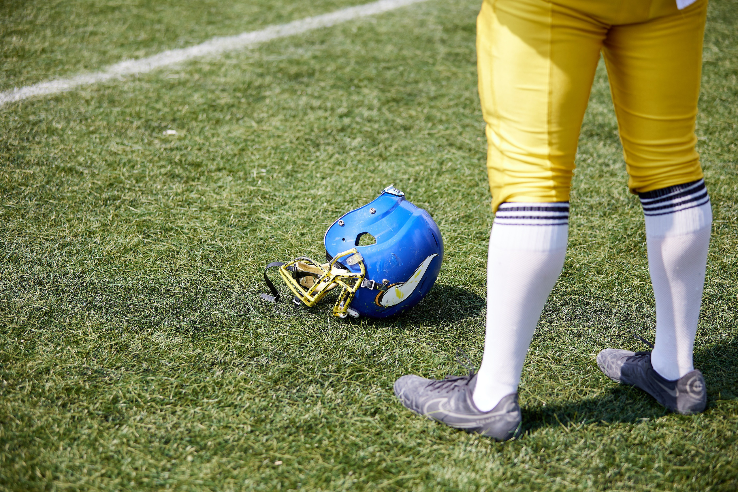 Американский футбол. Матч Чемпионата России — Апачи-Викинги. Светлана Родионова — фотограф спортивный и не только