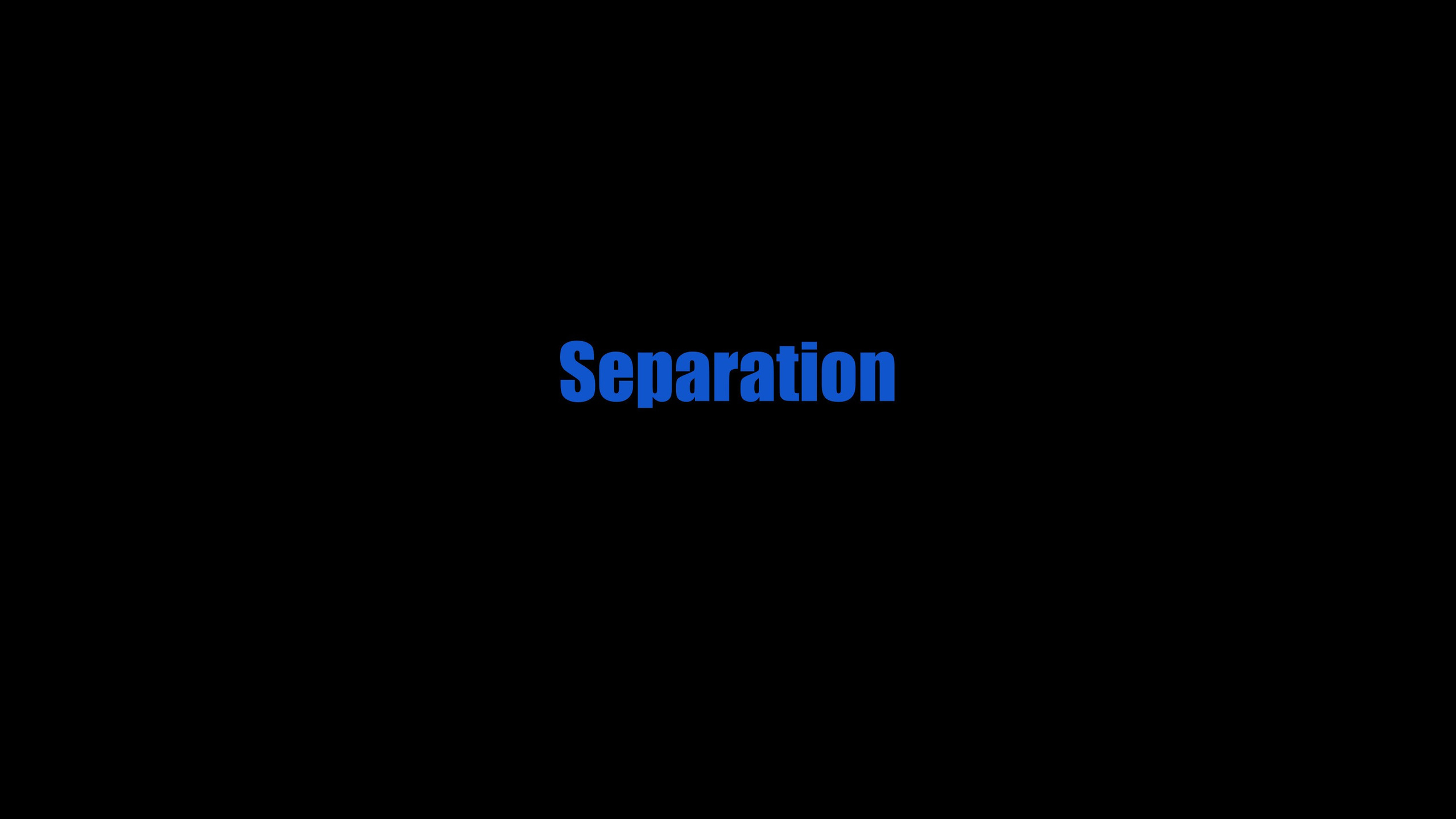 Separation. PHOTOGRAHER KRISTINA VALIULINA
