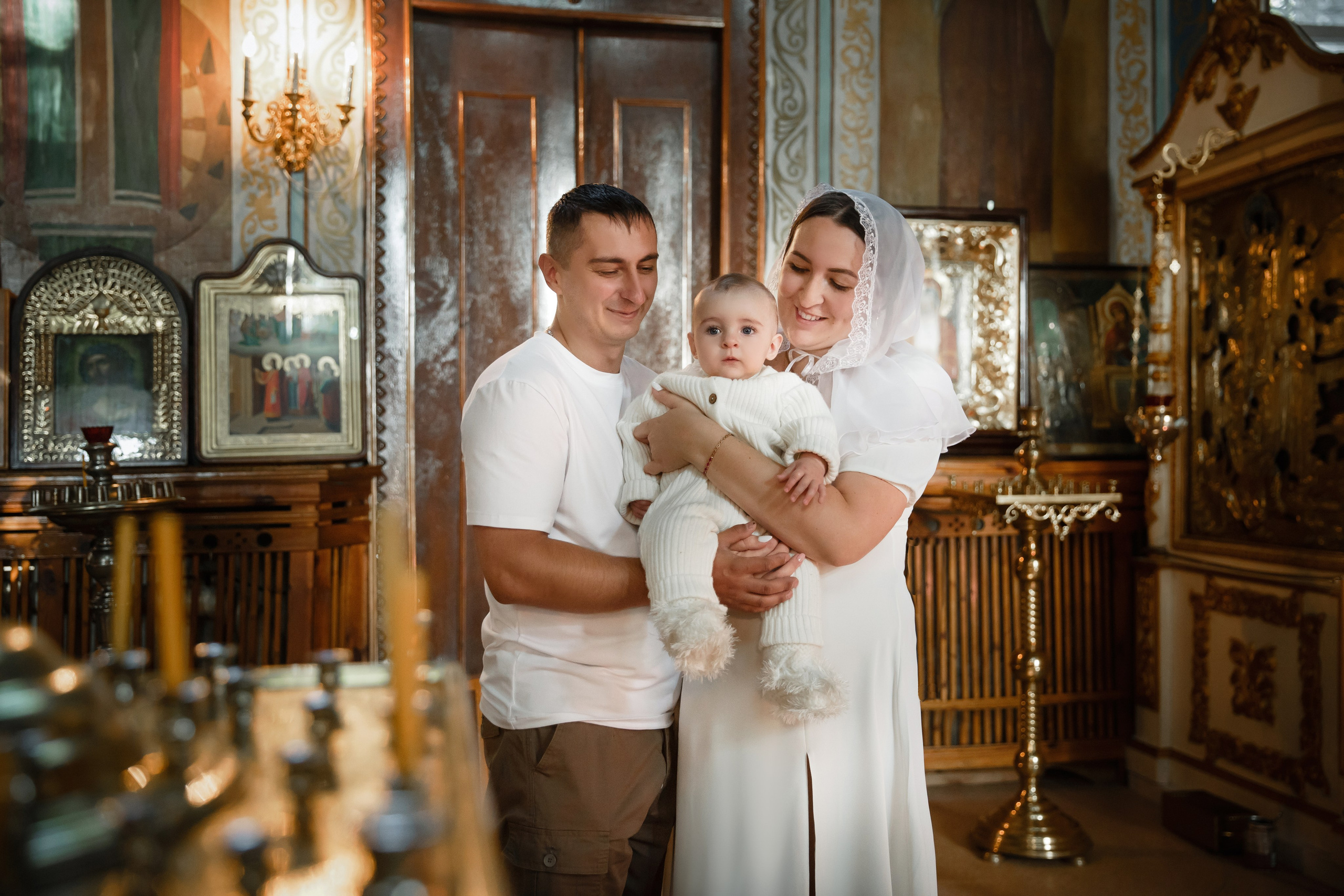 родители малыша, семейная фотосессия,  