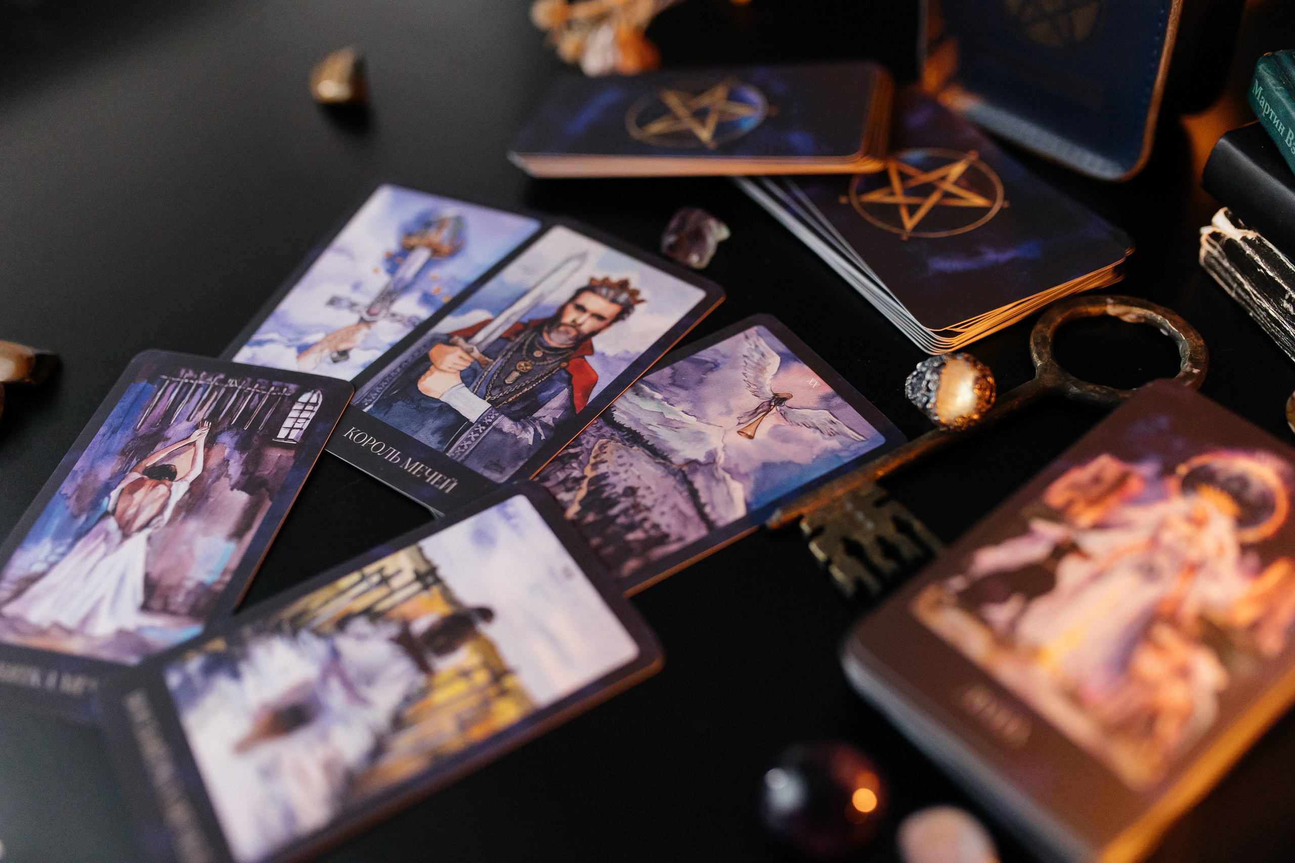 Колода Таро. Художник Мария Бикбулатова магия эзотерика карты таро «тайны мастера»