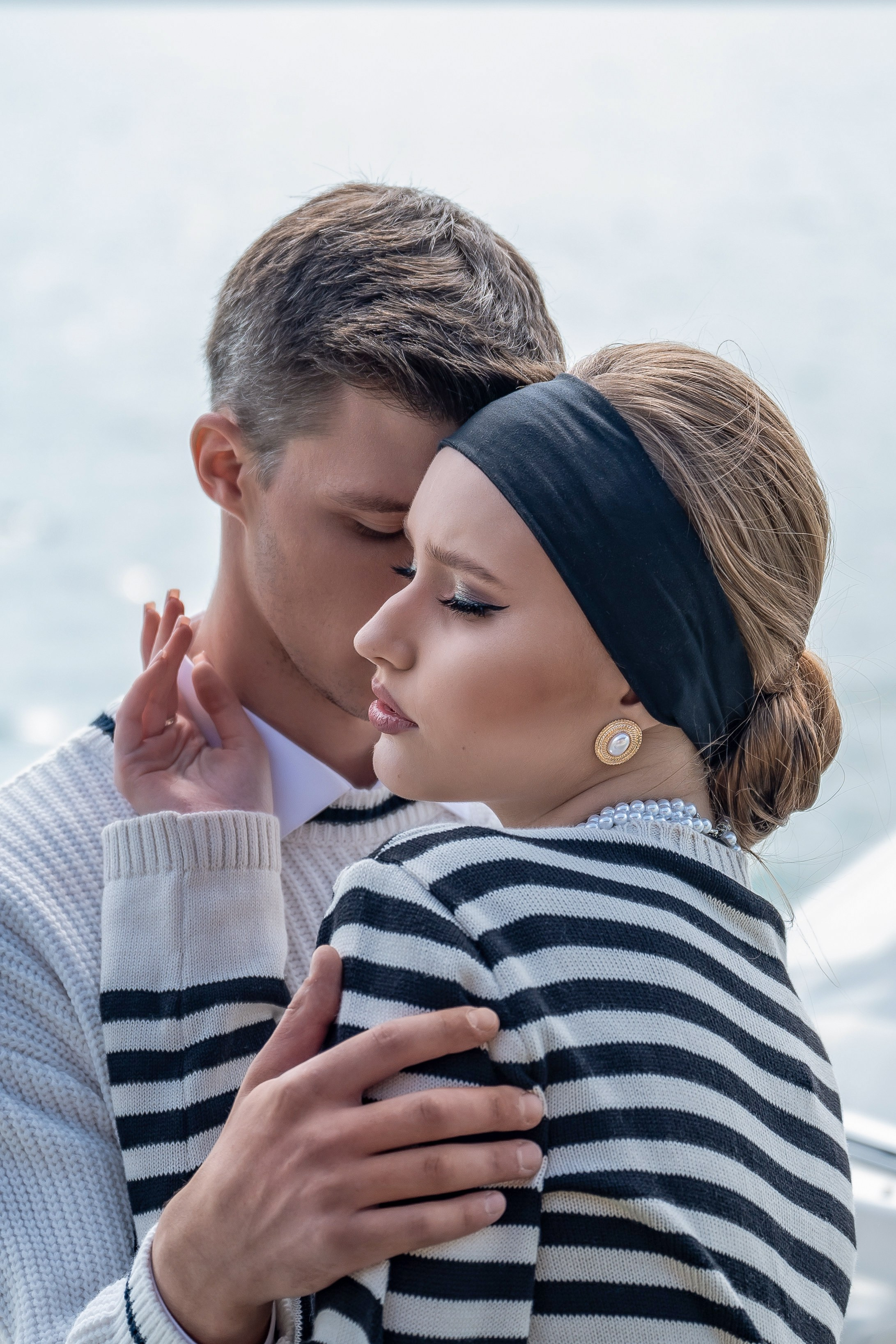 Варвара и Иван на катере. Наталья Слесаренко фотограф в Сочи