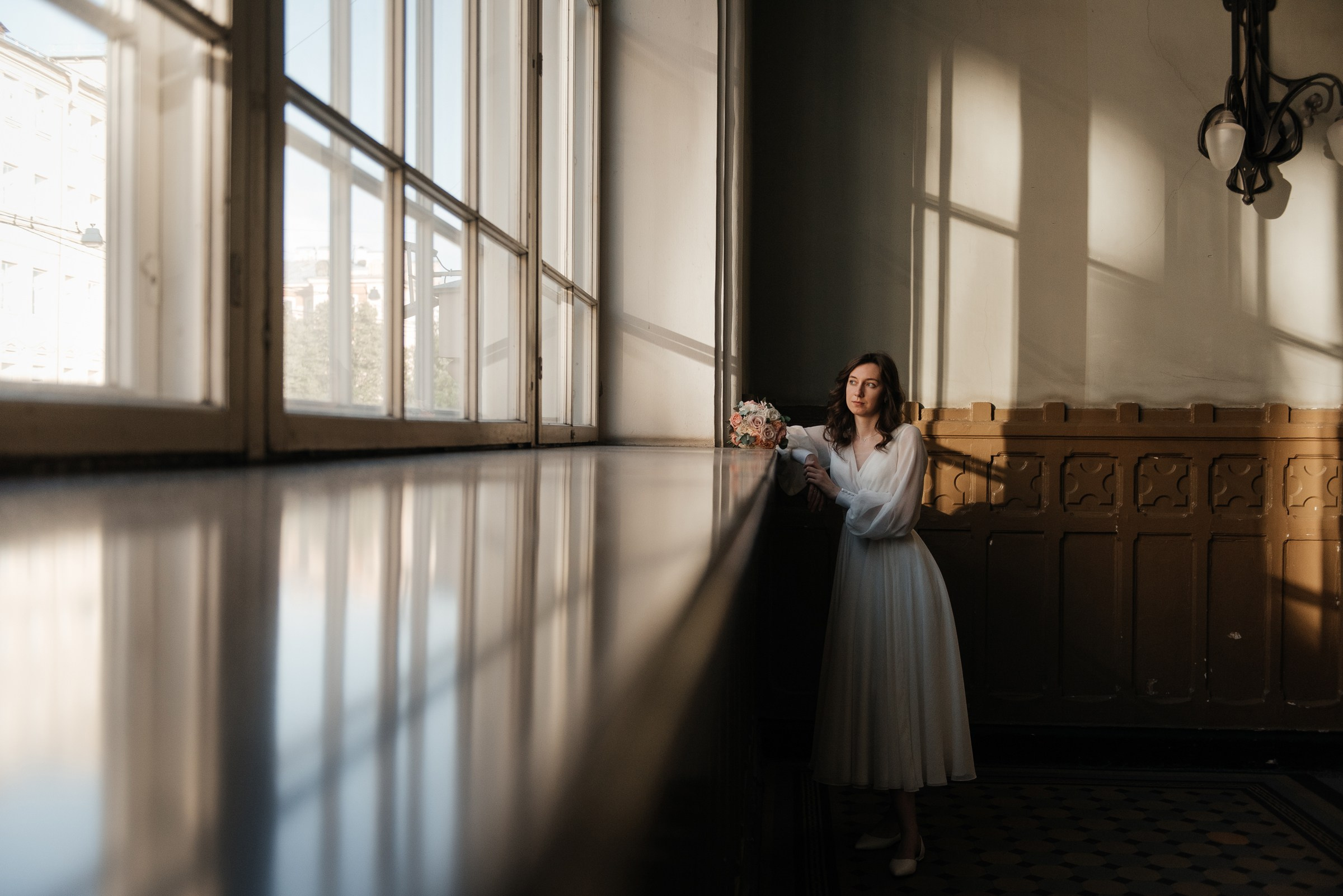 свадебная фотосессия в Витебском вокзале