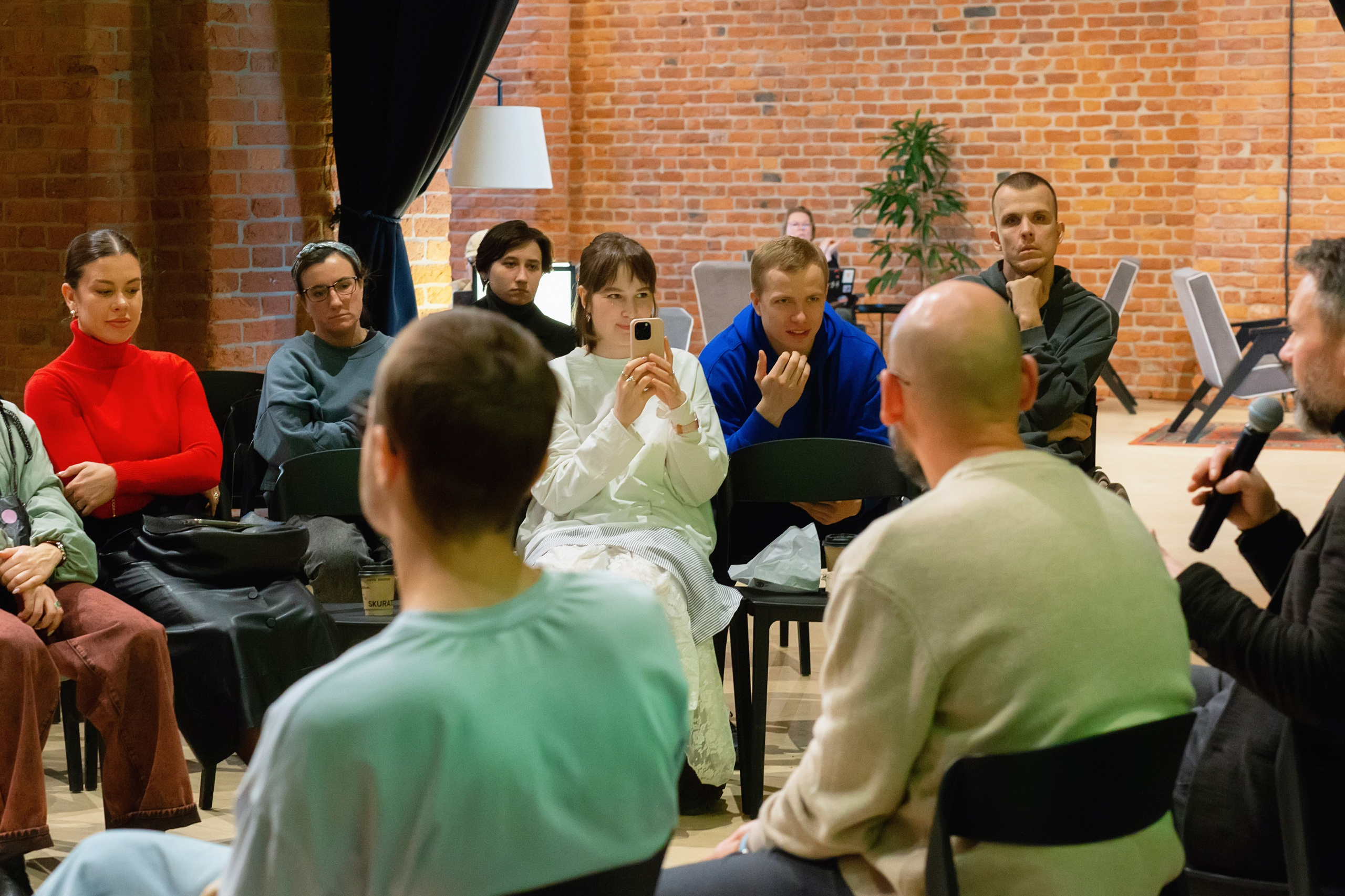 Фотосъемка дискуссии в Новой Голландии СПБ Публичное мероприятие. Портретные фотосессии, контент-съемки, репортаж