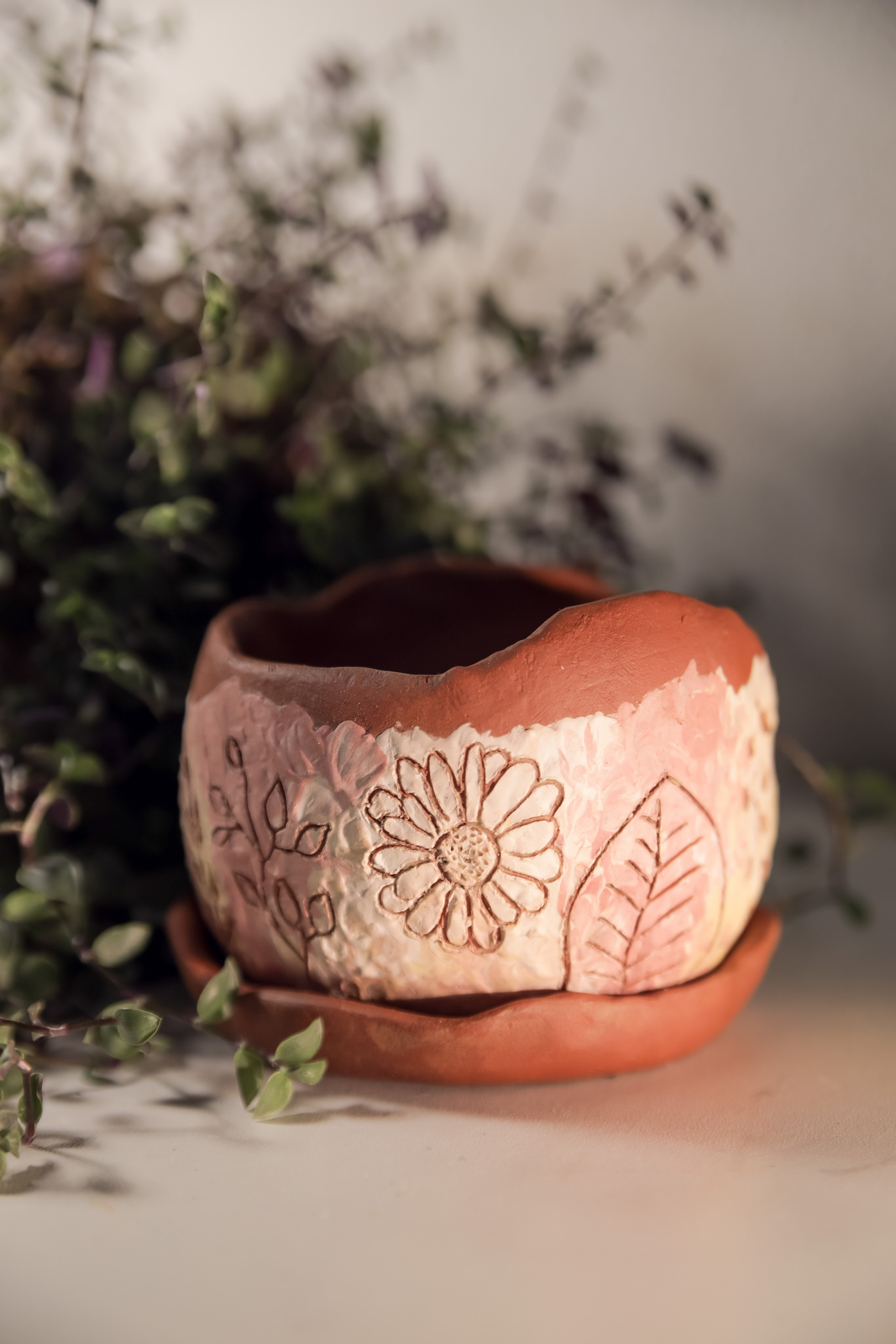 Горшок с поддоном 800 р. Катя Цвет