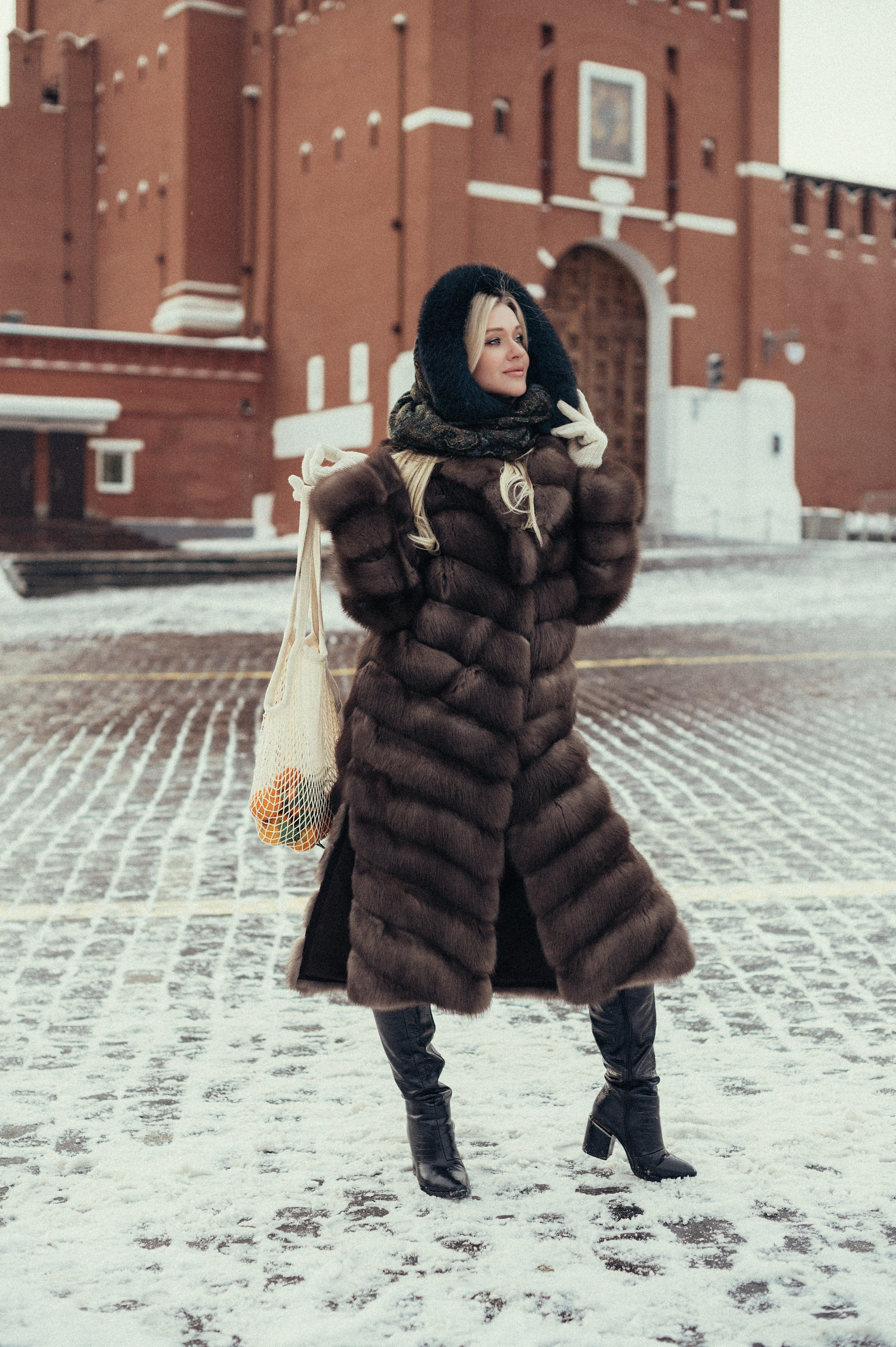 Фотосессия Russian girl / Звенит январская вьюга. Фотосессии в Москве, женский и семейный фотограф Юлия Михайленко