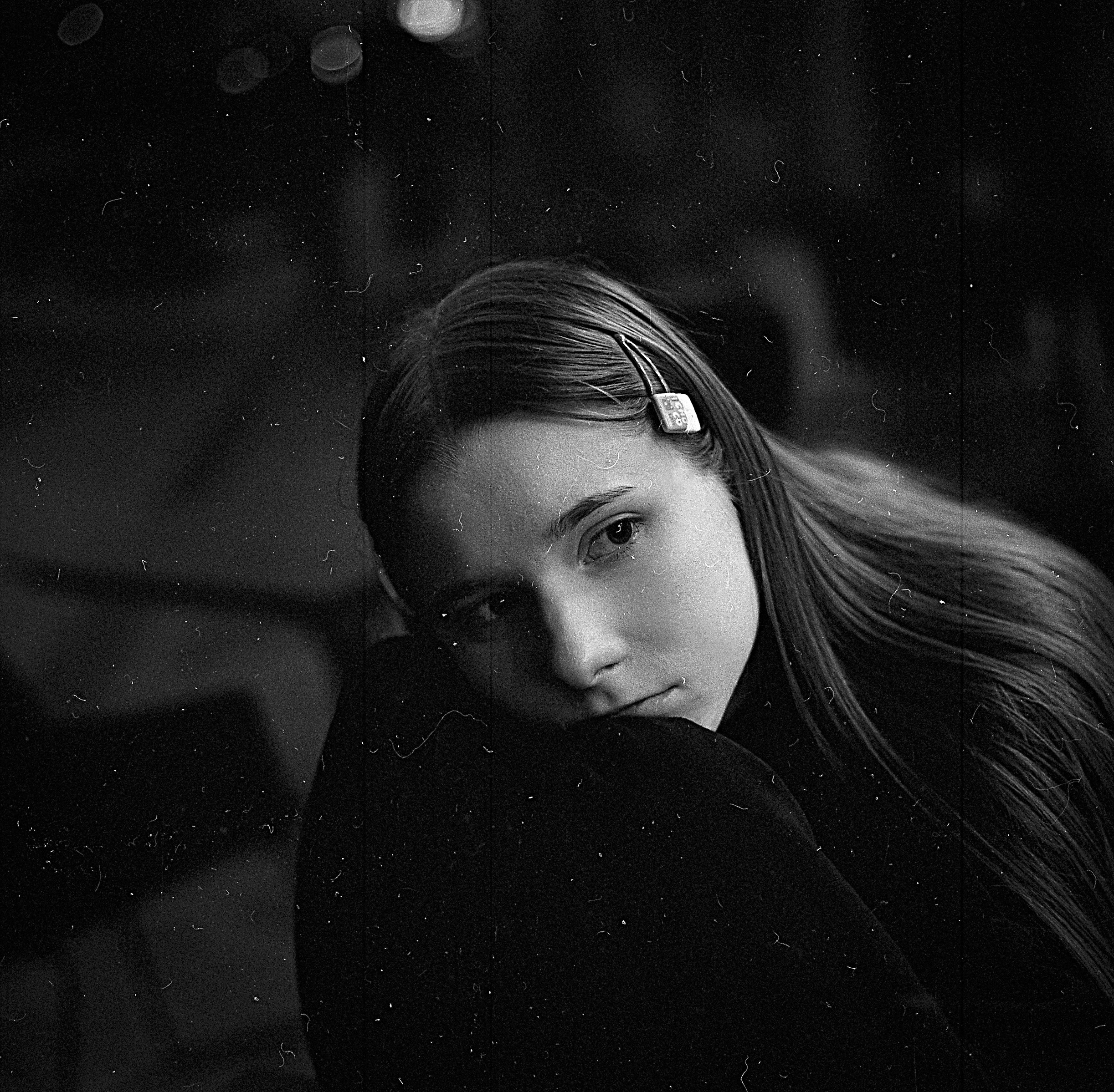 женский портрет на пленку