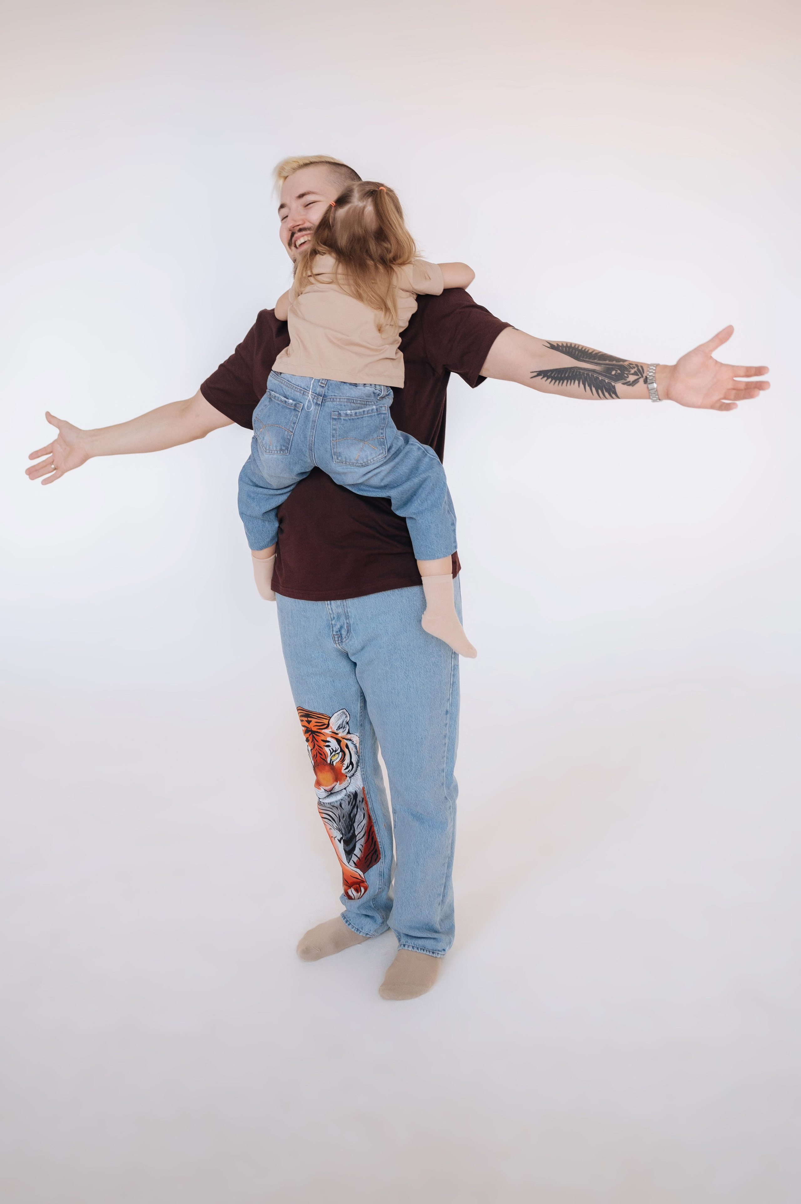 Семейная фотосессия Саши, Вики и Алисы. Фотограф в Москве и Московской области Таня Яблочкина