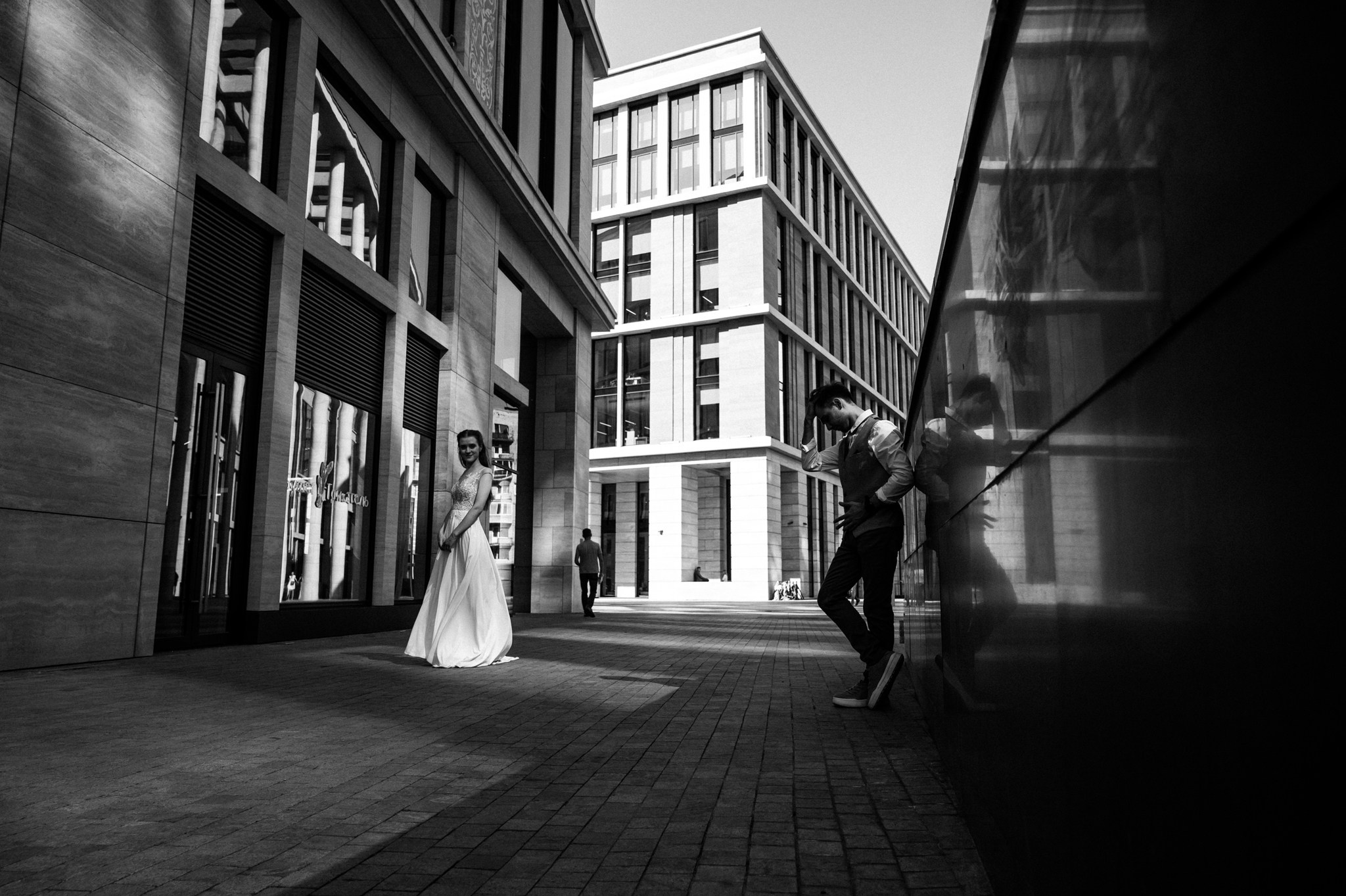 Зеркальный дворик. Свадебный и семейный фотограф из Санкт-Петербурга Климов Анатолий