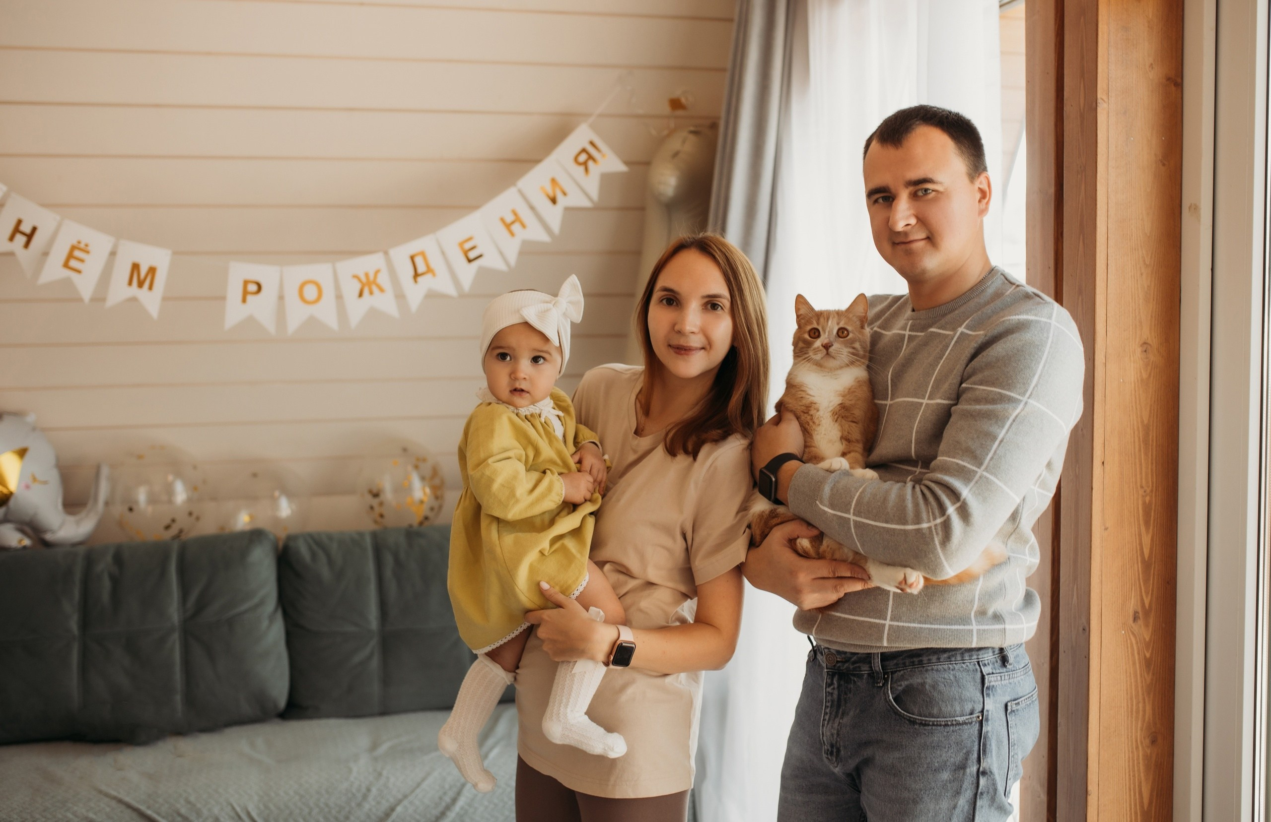 Домашние фотосессии. Семейный фотограф в Санкт-Петербурге