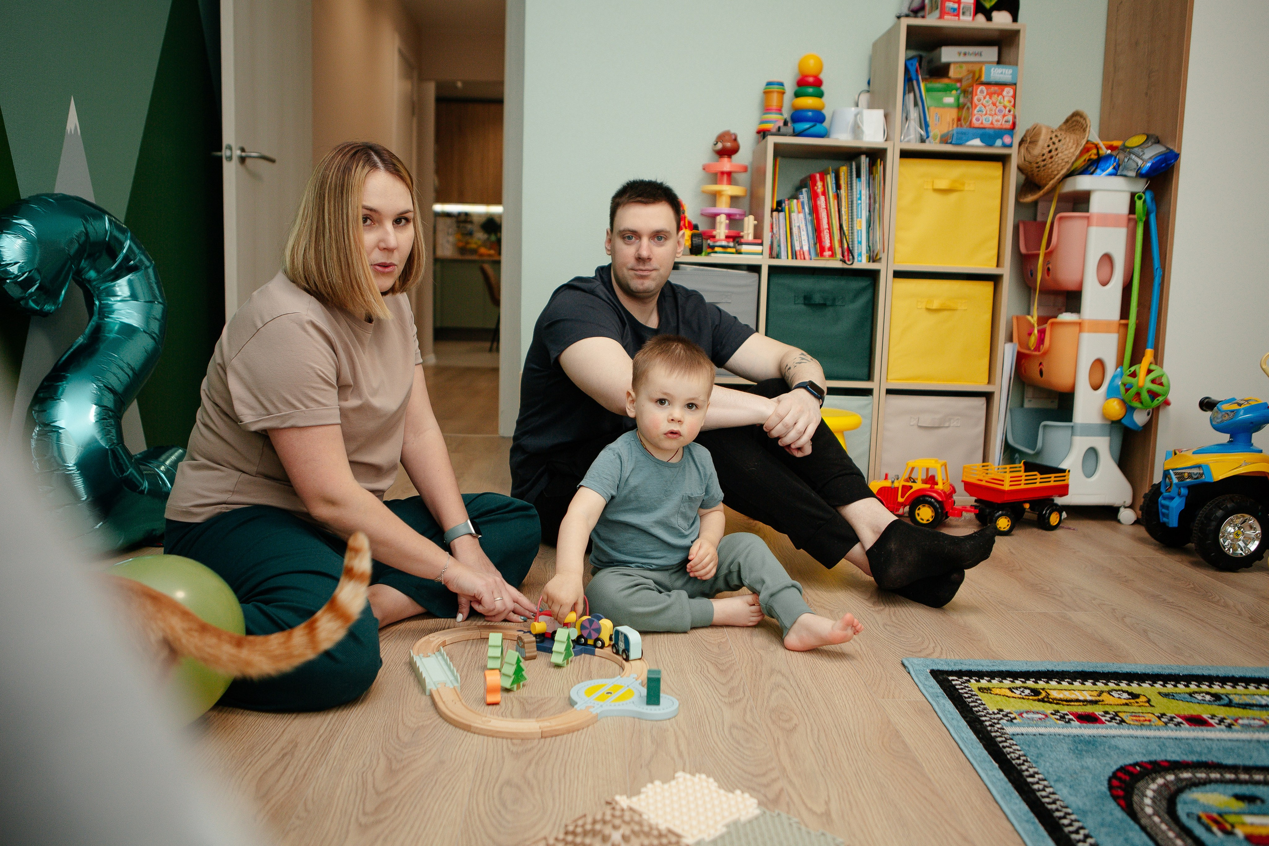 Роман и его семья. Семейный и детский фотограф в Москве Александра Мак