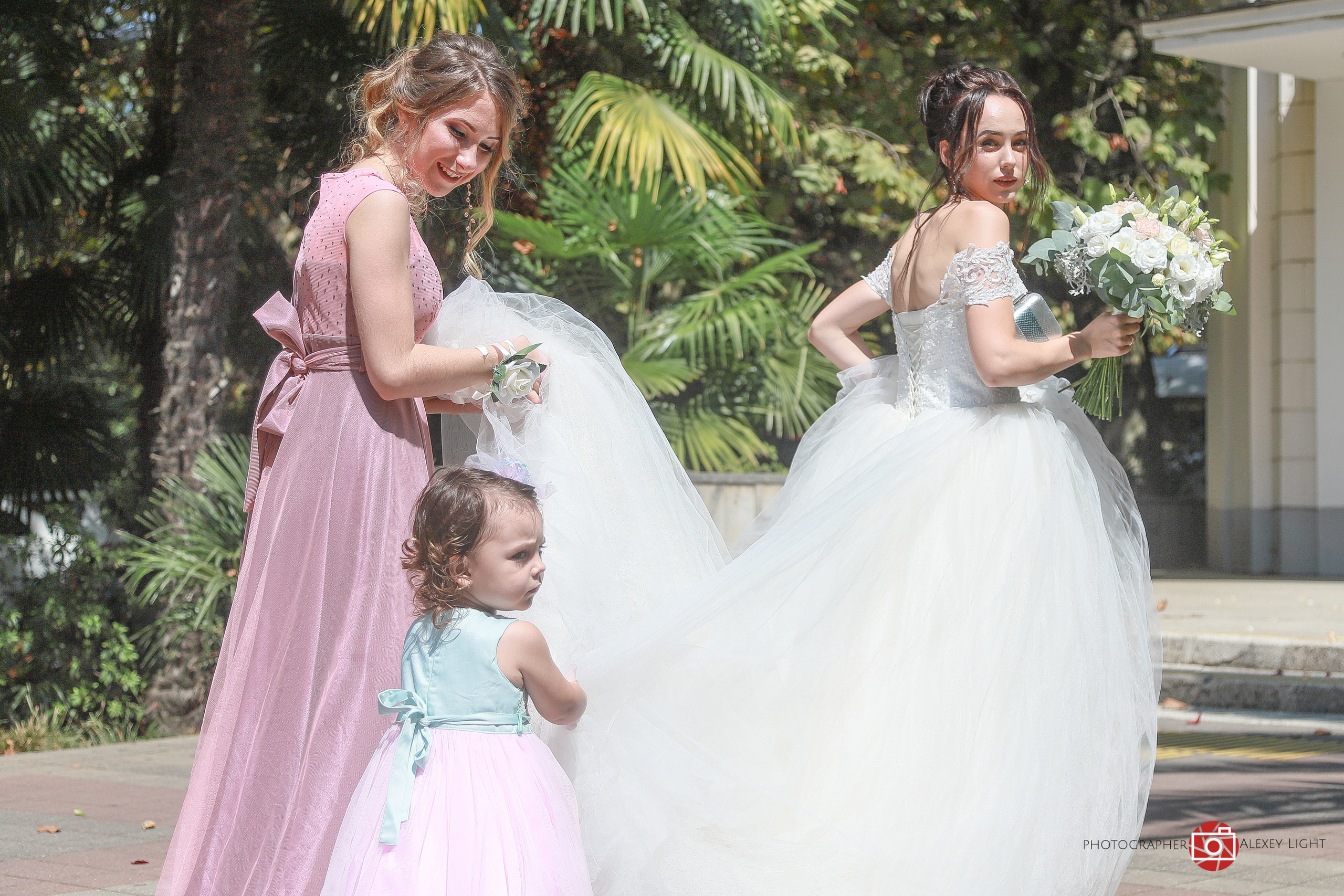 Свадебные фото, невеста, свадьба в Сочи