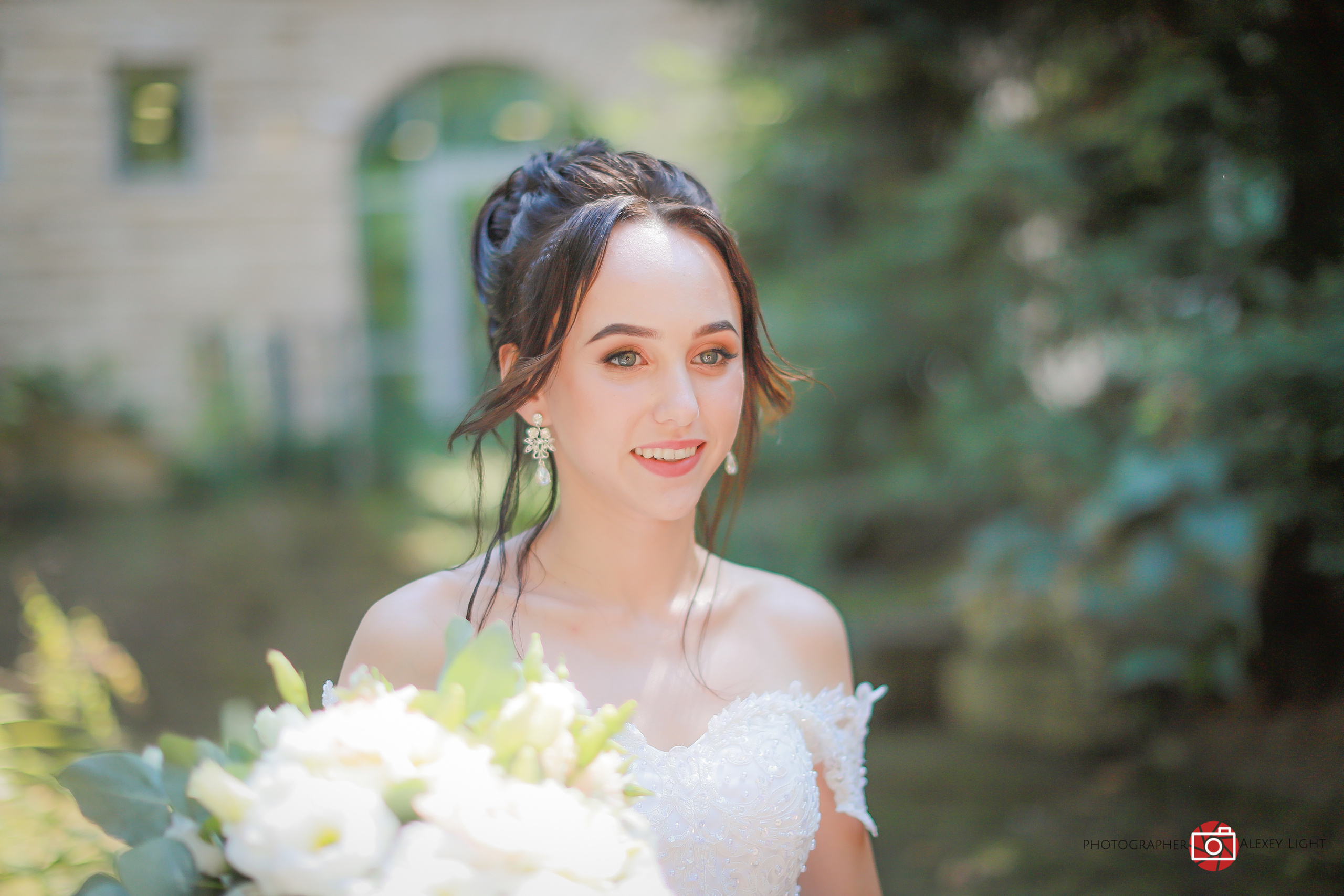 Свадебные фото, невеста, портрет невесты, свадьба в Сочи