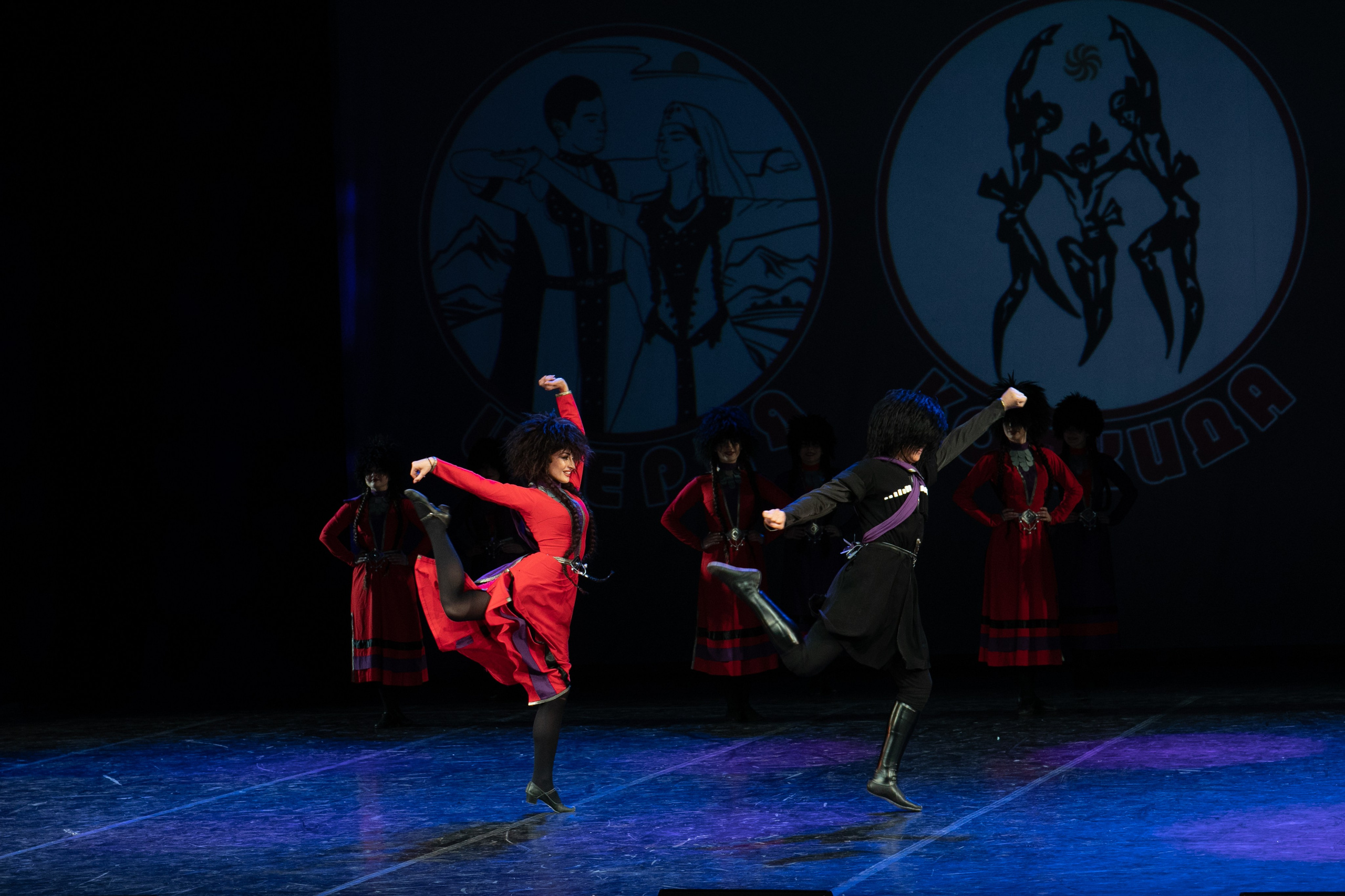 Концерт, грузинские танцы. Art photographer Nino