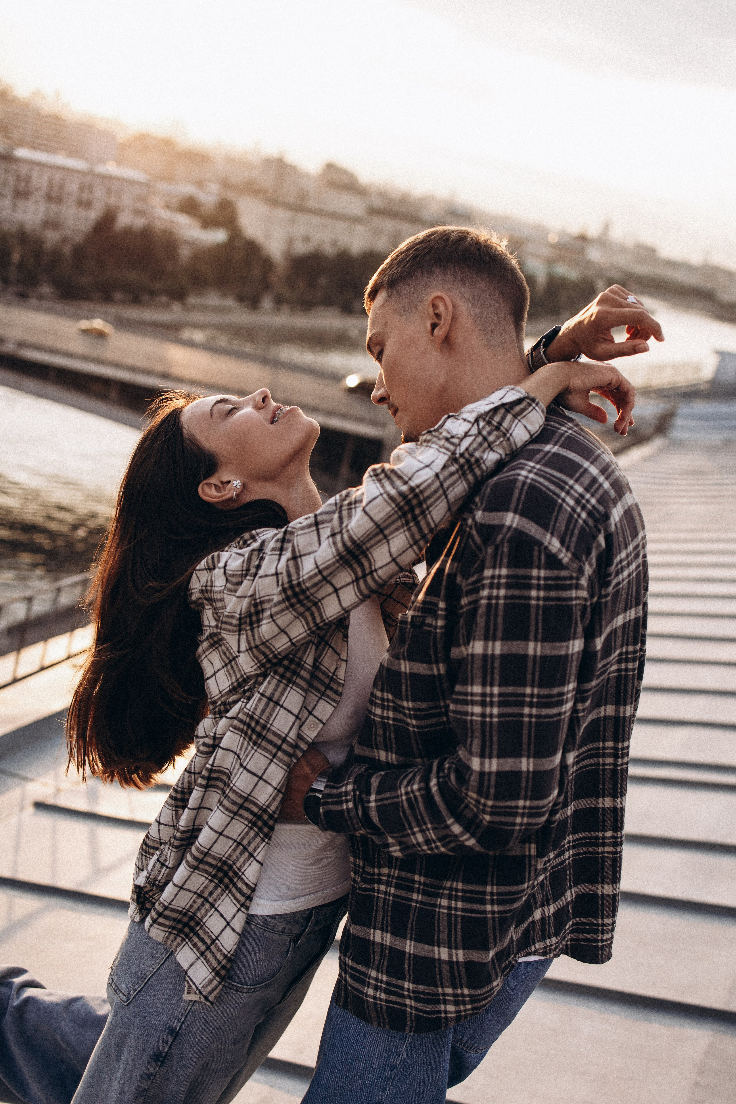 Виолетта и Макс на крыше. Семейный фотограф в Москве Марина Петра