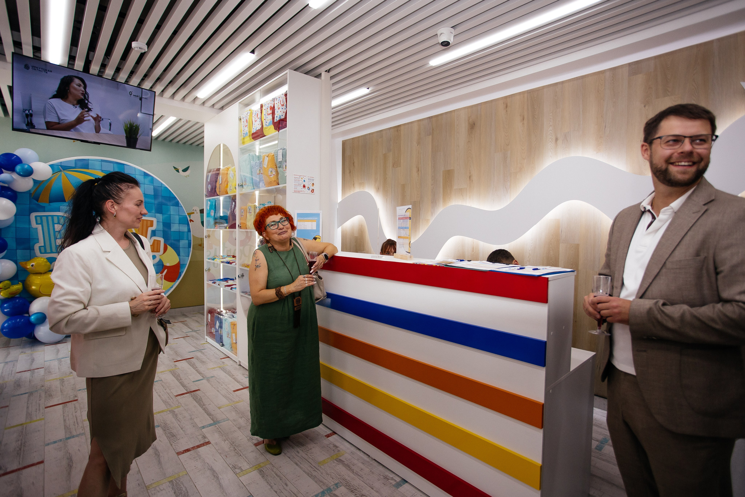 Открытие бассейна. Фотограф в Иркутске