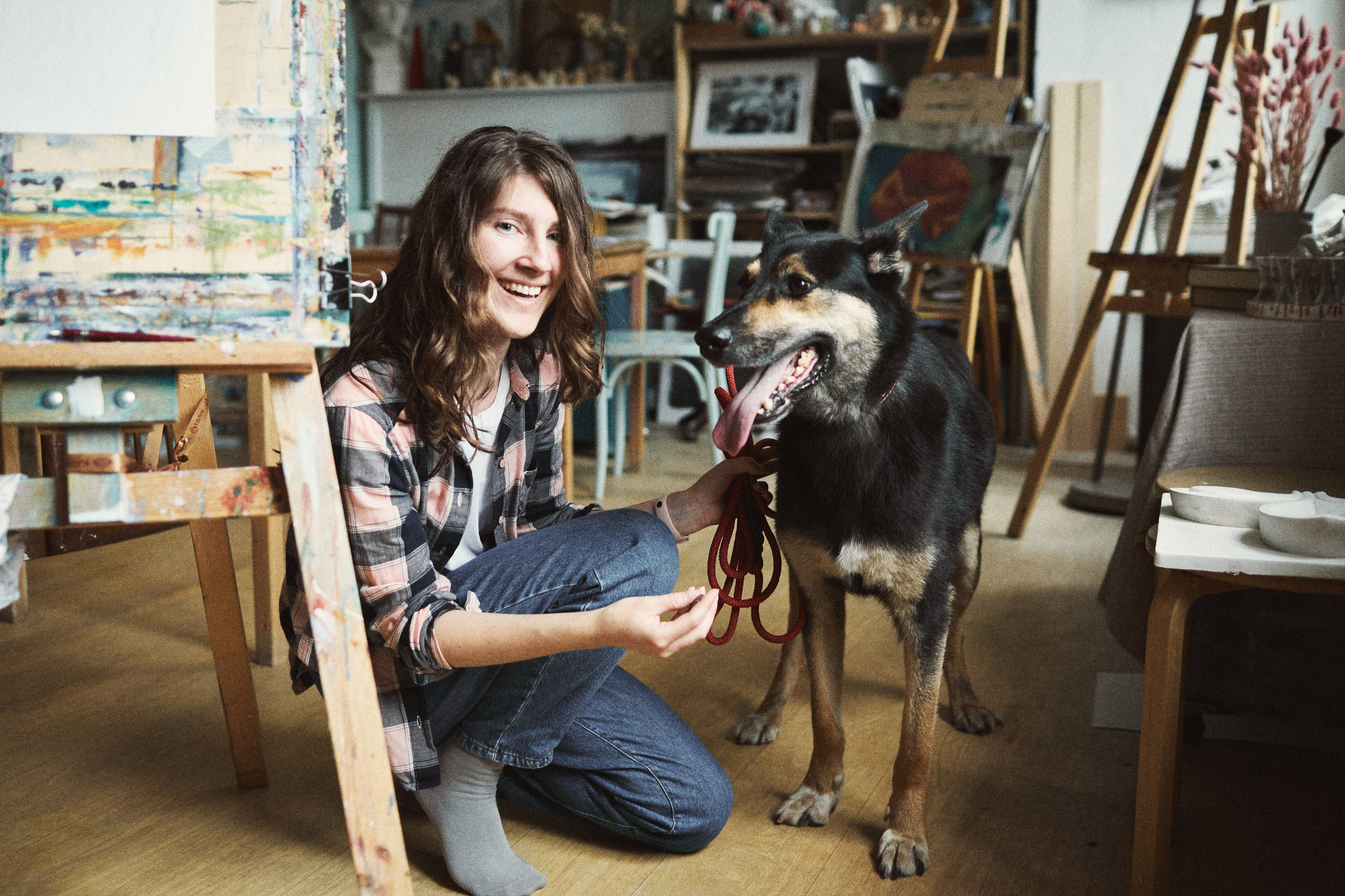 Валет в художественной мастерской