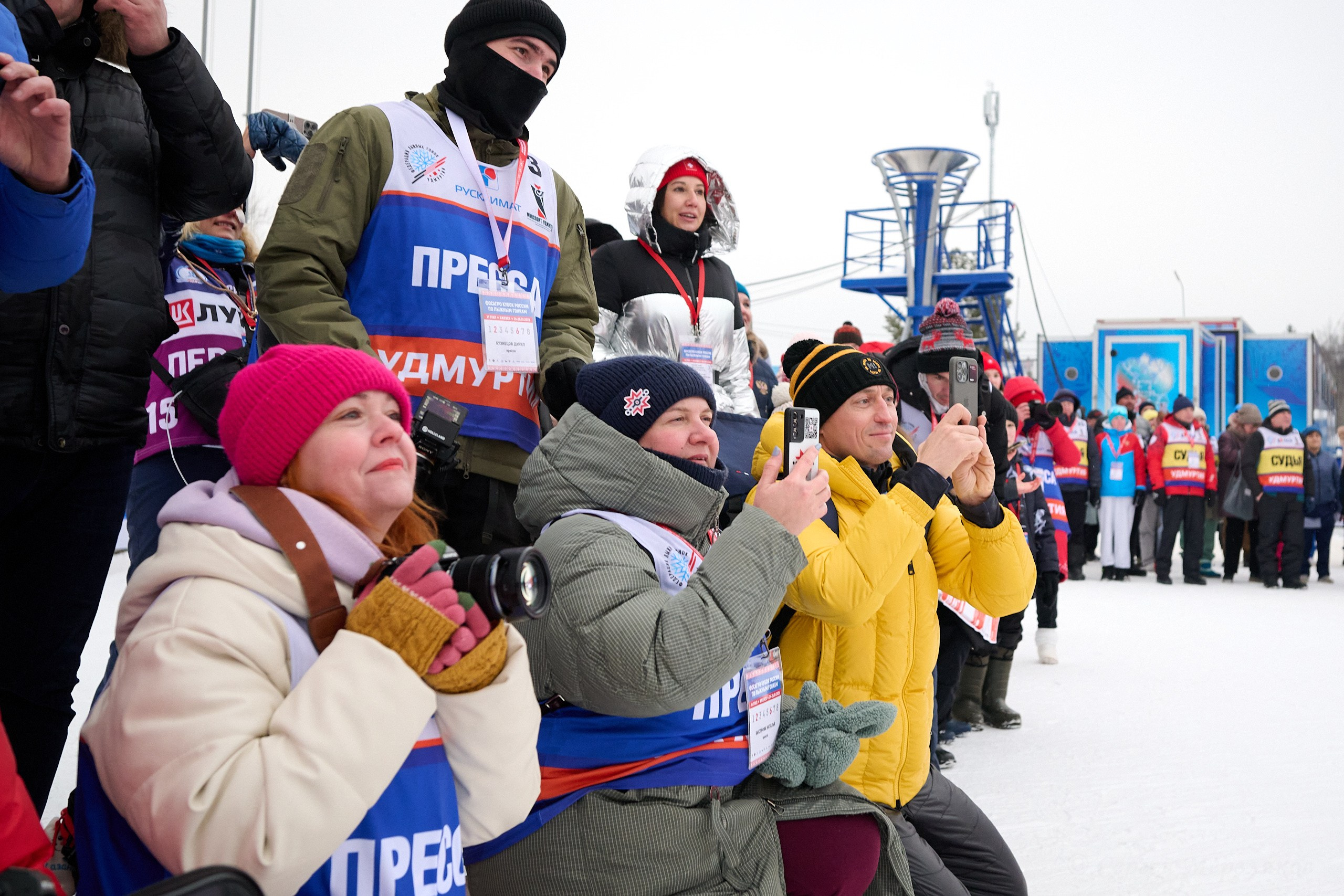 VI этап ФосАгро Кубка России по лыжным гонкам. Ижевск 25.01.2025 и 26.01.2025. Спортивный репортажный фотограф в Ижевске Сергей Мерзляков
