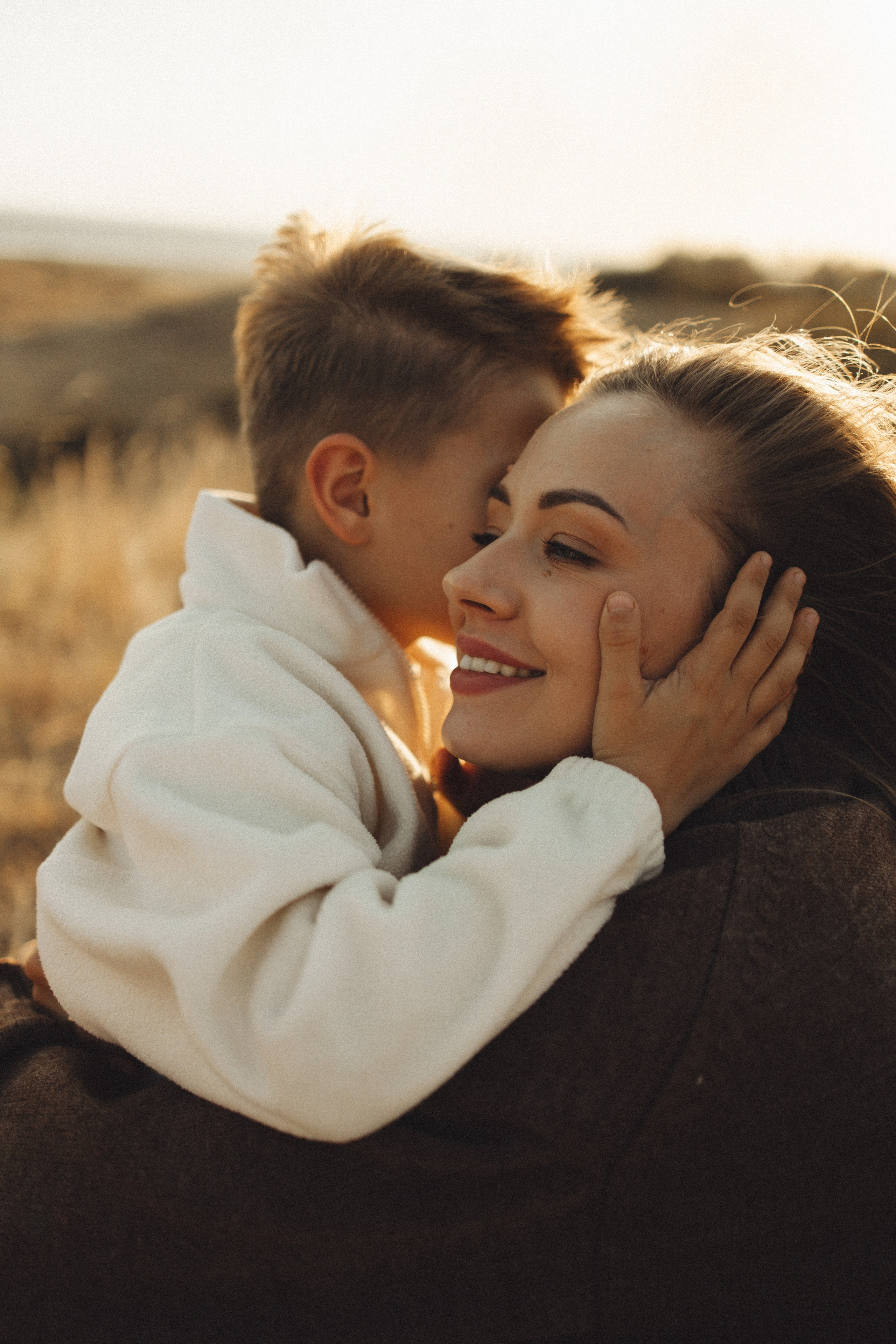 Семейная история, закат в Мержаново. Семейный и детский фотограф, таганрог, ростов-на-дону
