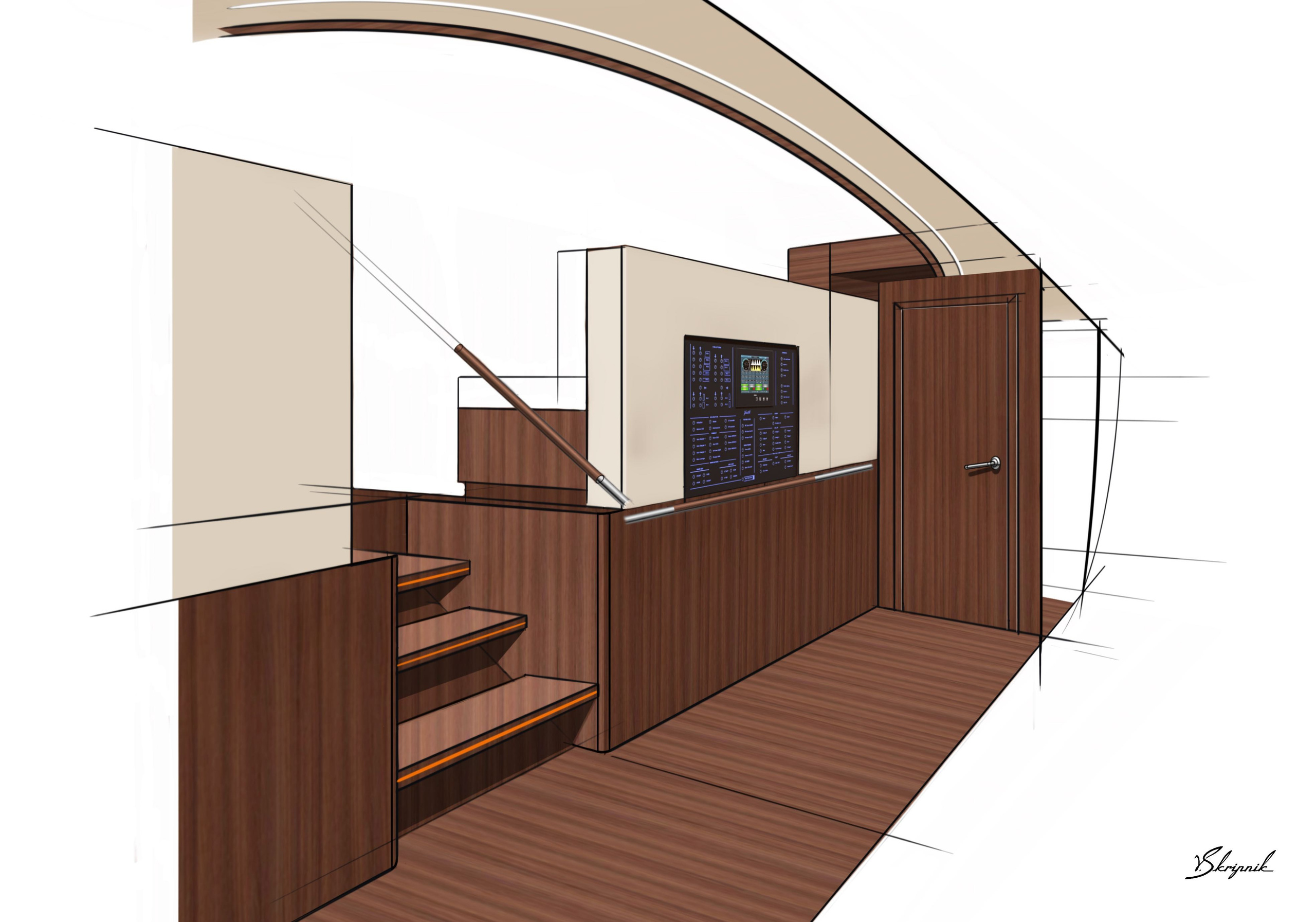 Индивидуальный дизайн парусной яхты Oyster 625. Design Yachts and Cars