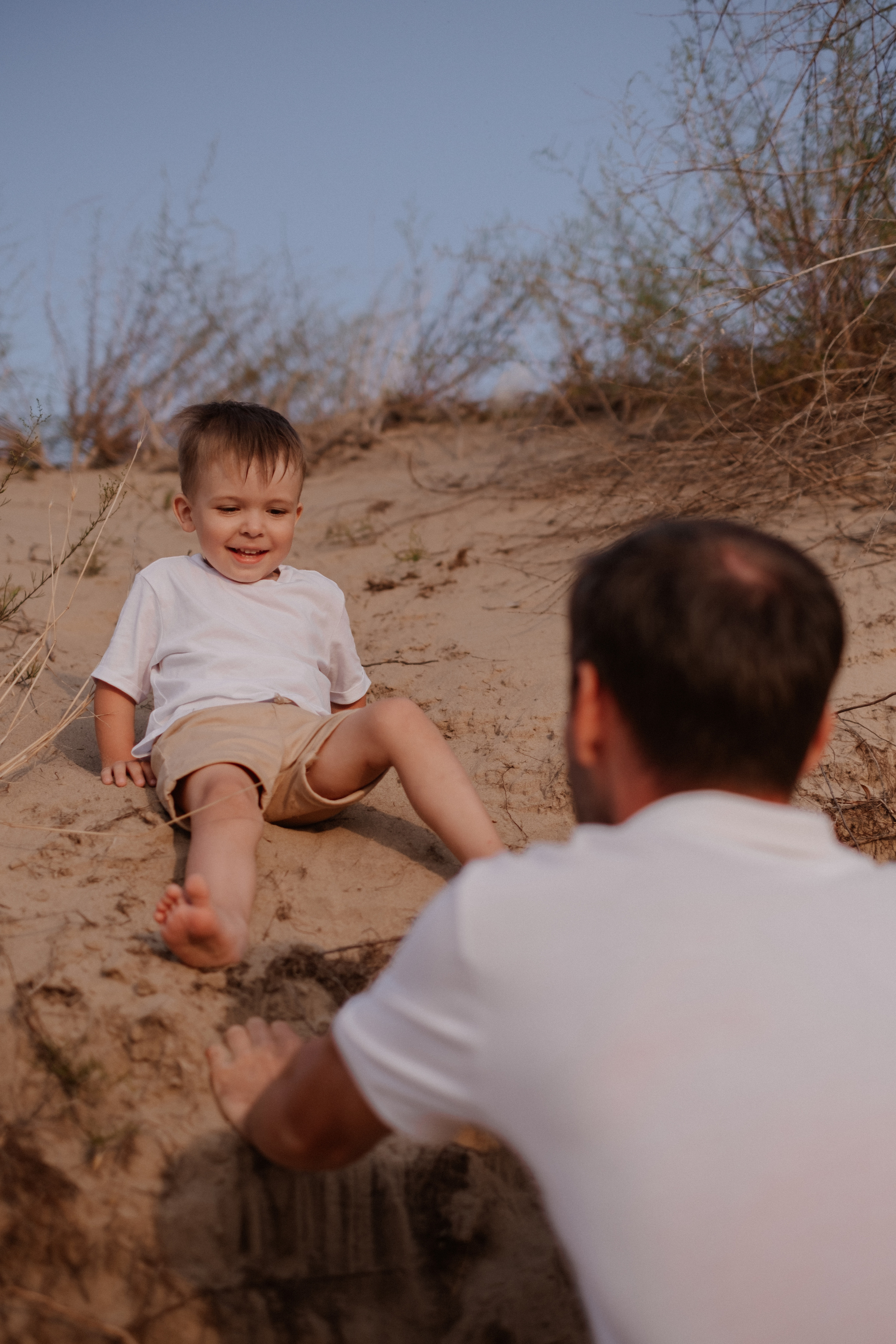 Пляжная фотосессия Любовь + Дима + Тима. Свадебный и семейный фотограф г. Волгоград Биленко Ангелина