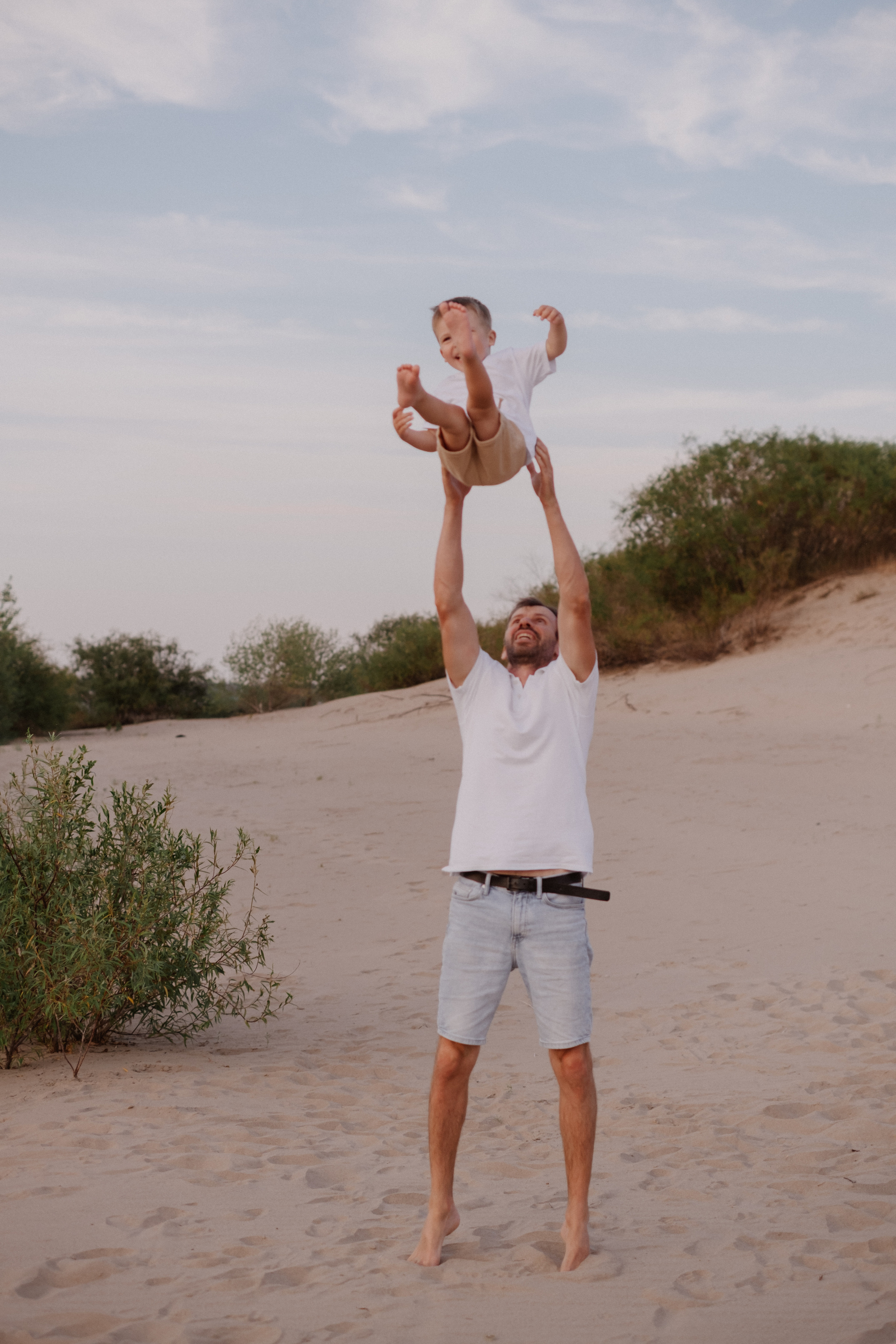 Пляжная фотосессия Любовь + Дима + Тима. Свадебный и семейный фотограф г. Волгоград Биленко Ангелина