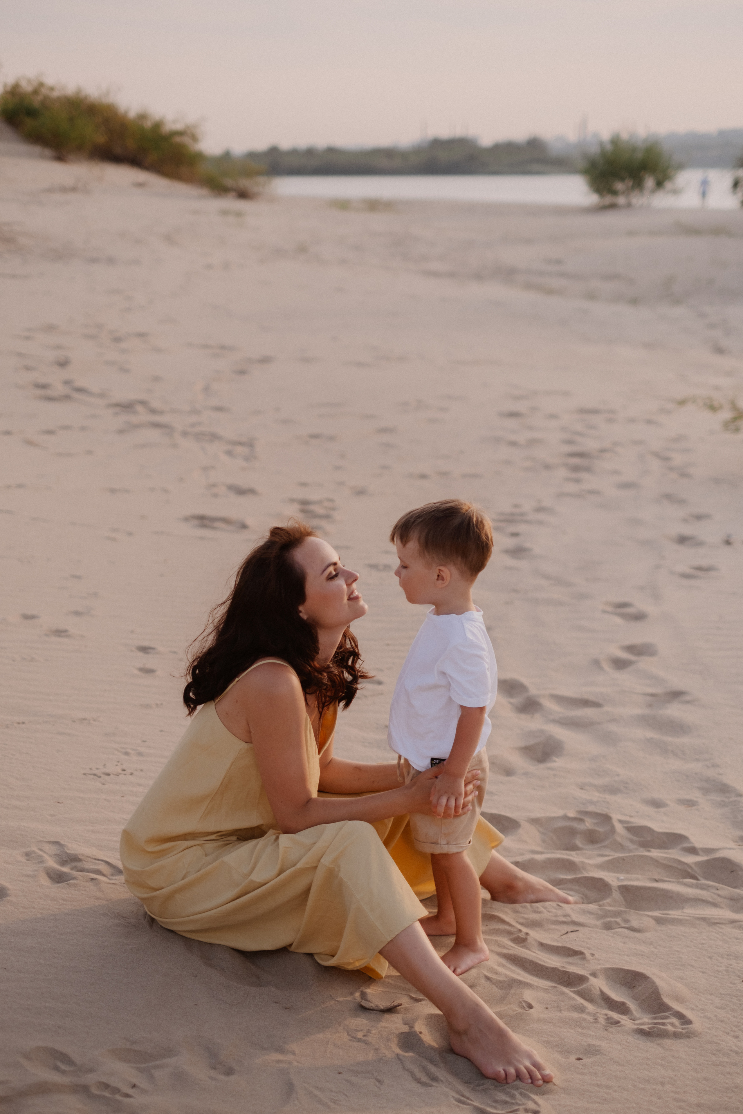 Пляжная фотосессия Любовь + Дима + Тима. Свадебный и семейный фотограф г. Волгоград Биленко Ангелина