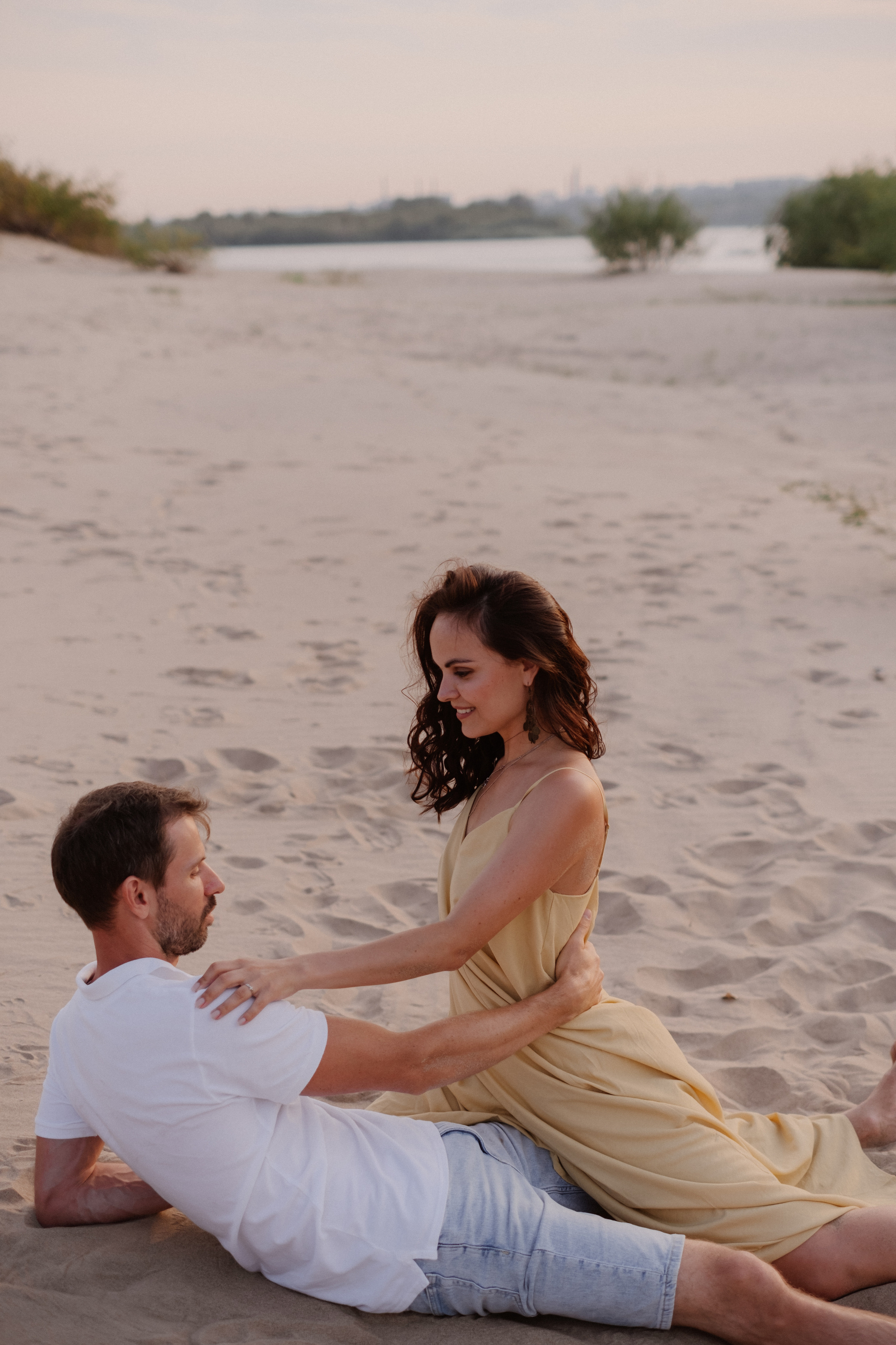 Пляжная фотосессия Любовь + Дима + Тима. Свадебный и семейный фотограф г. Волгоград Биленко Ангелина