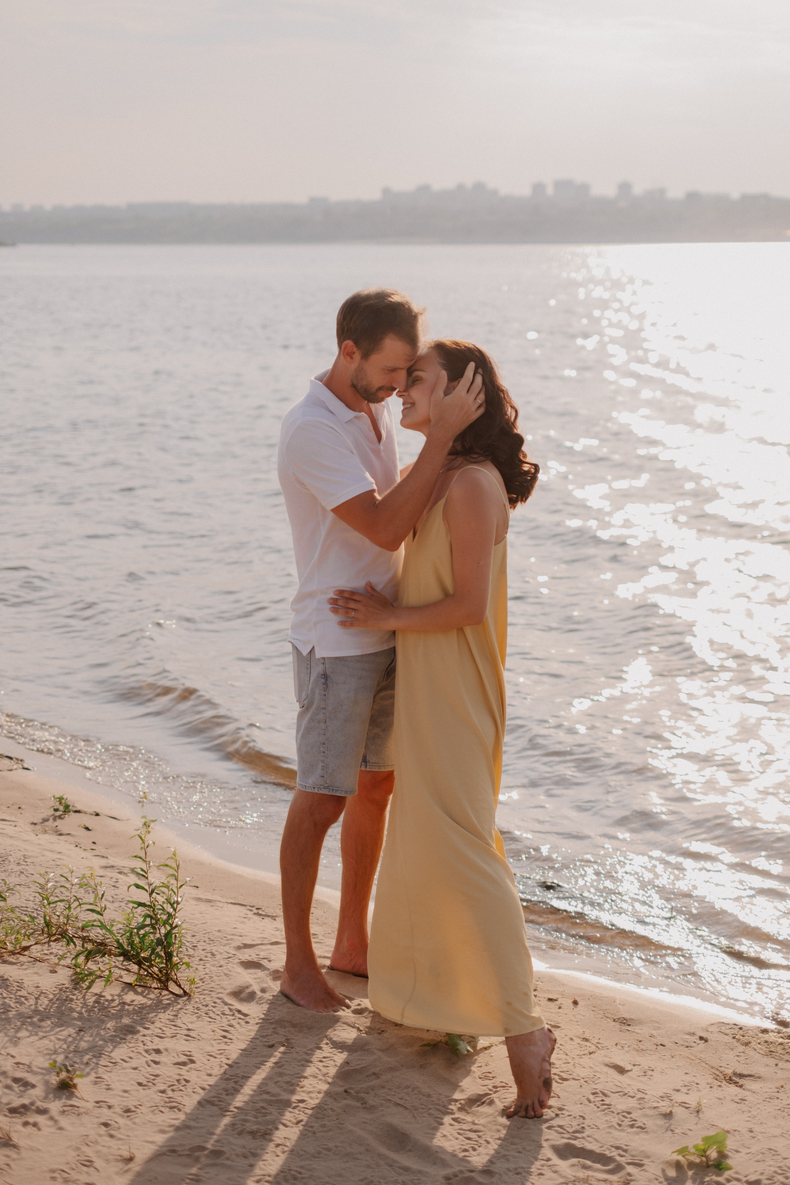 Пляжная фотосессия Любовь + Дима + Тима. Свадебный и семейный фотограф г. Волгоград Биленко Ангелина