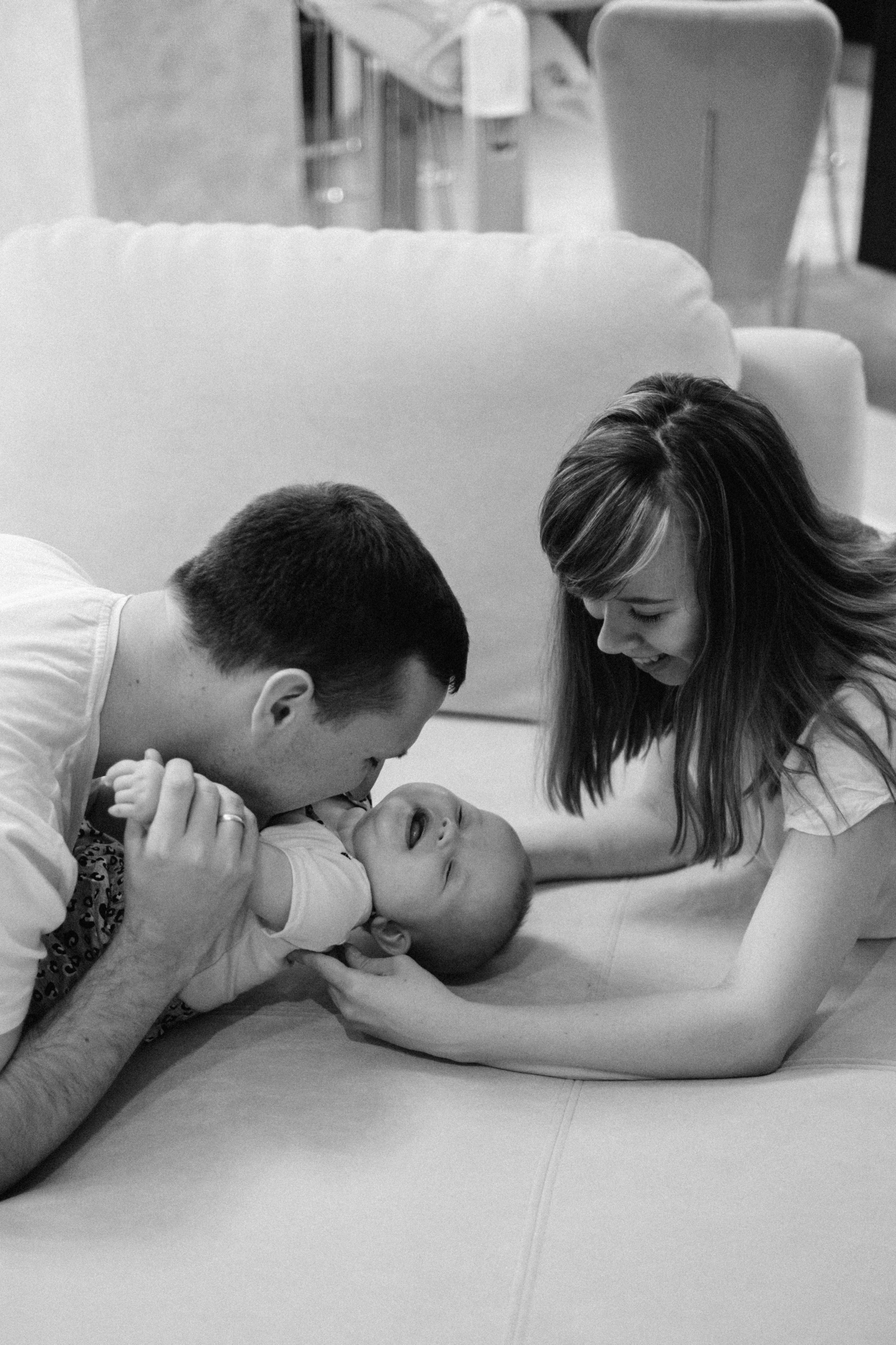 Домашняя фотосессия Валерия + Ева + Матвей. Свадебный и семейный фотограф г. Волгоград Биленко Ангелина