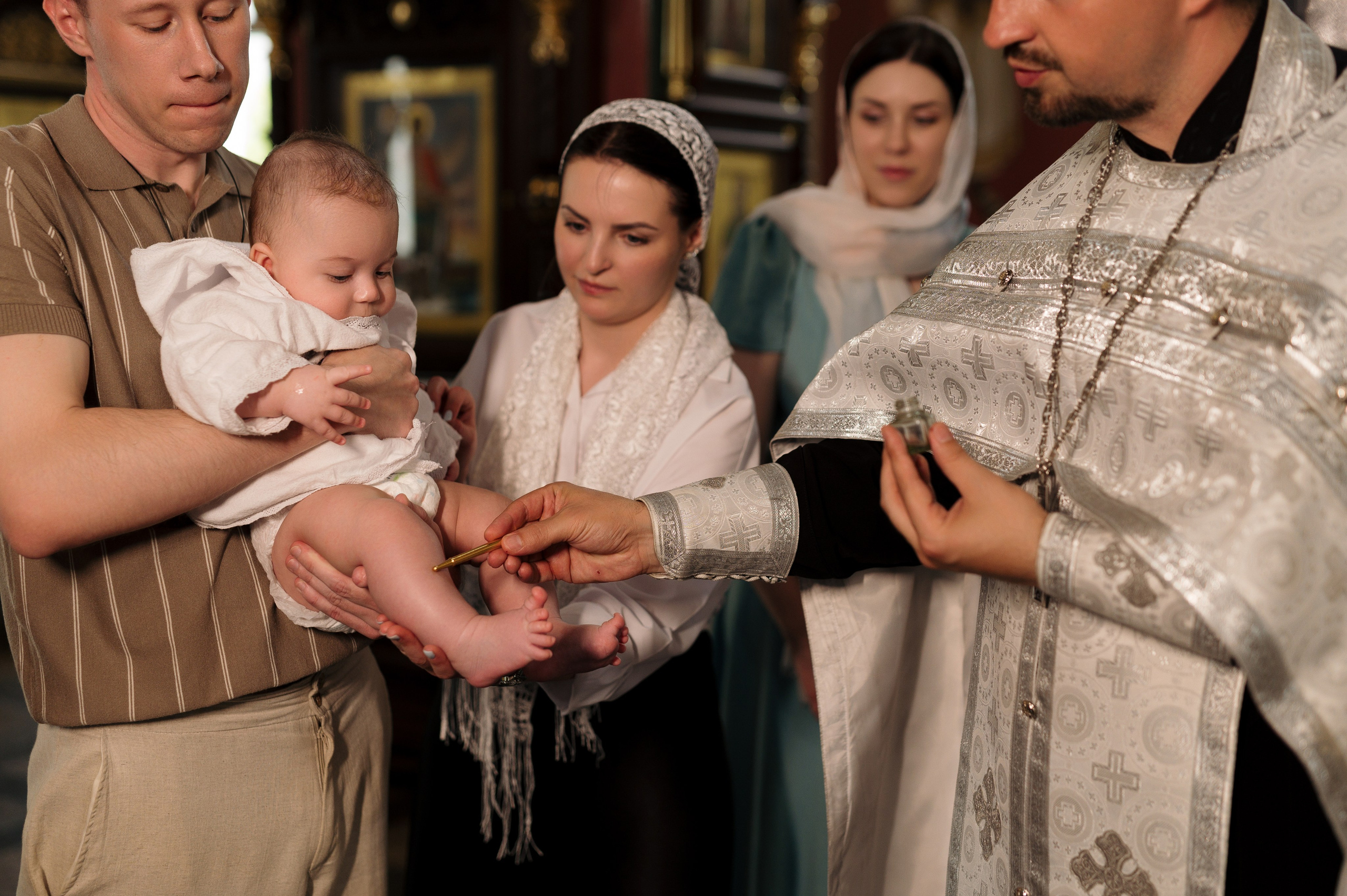 Крещение Федора. Фотограф в Краснодаре Скубицкая Альбина