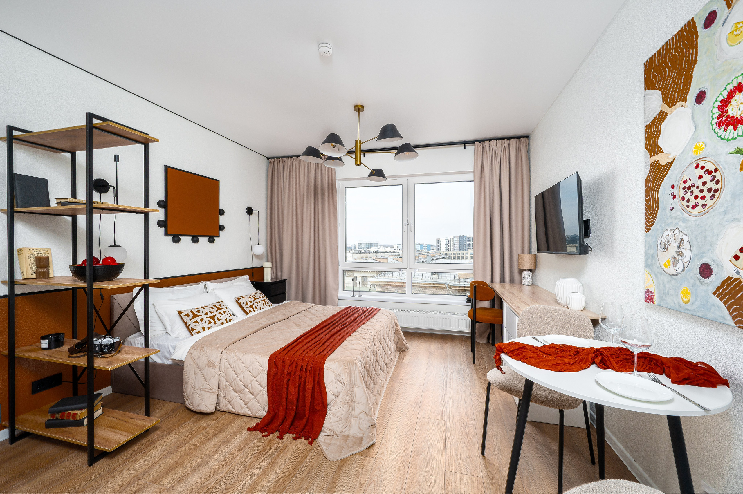 Студия на Кантемировской. Интерьерный фотограф. Фото- видеосъемка недвижимости Санкт-Петербург