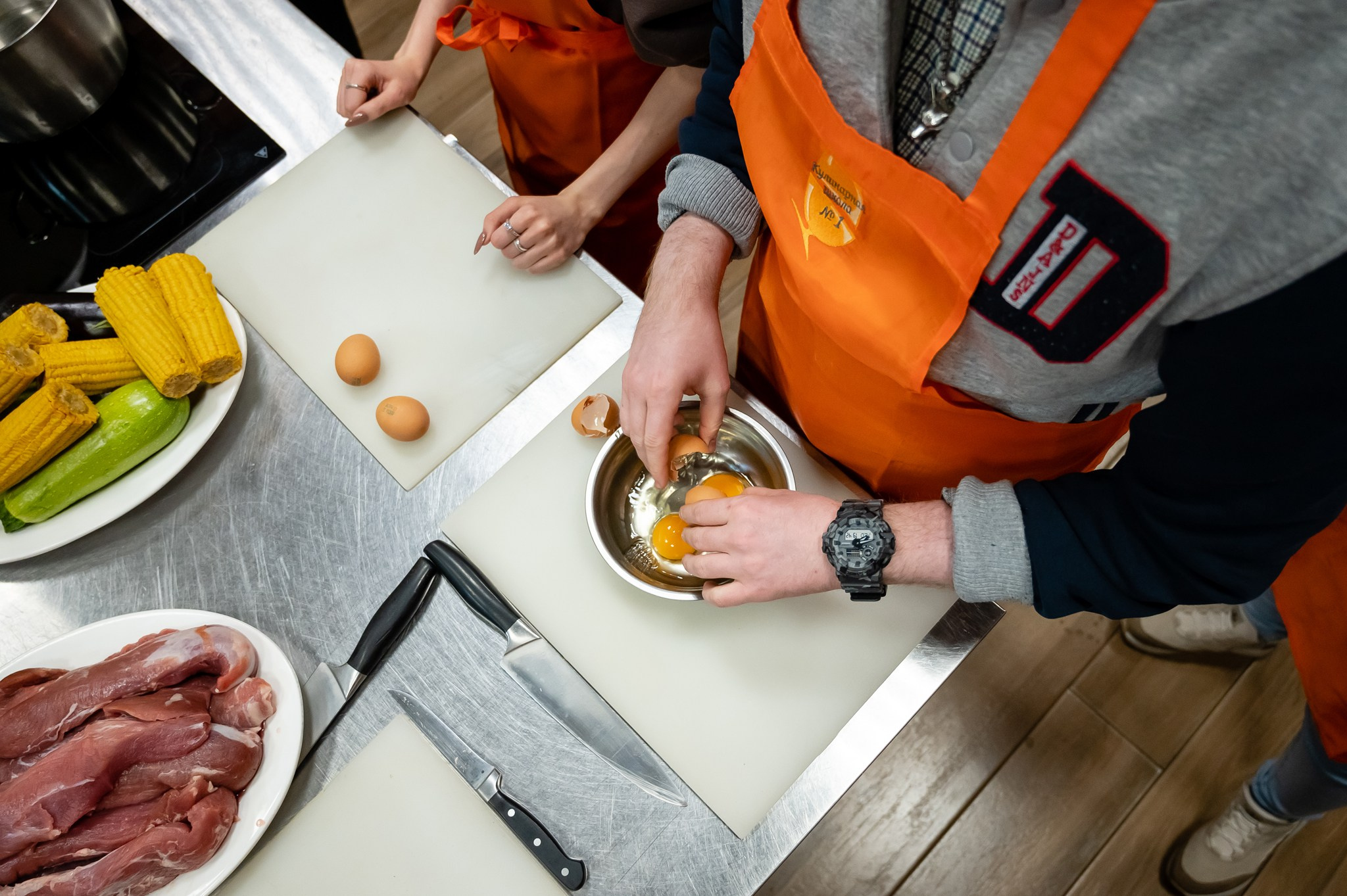 Кулинарная школа. Свадебный и семейный фотограф из Санкт-Петербурга Климов Анатолий