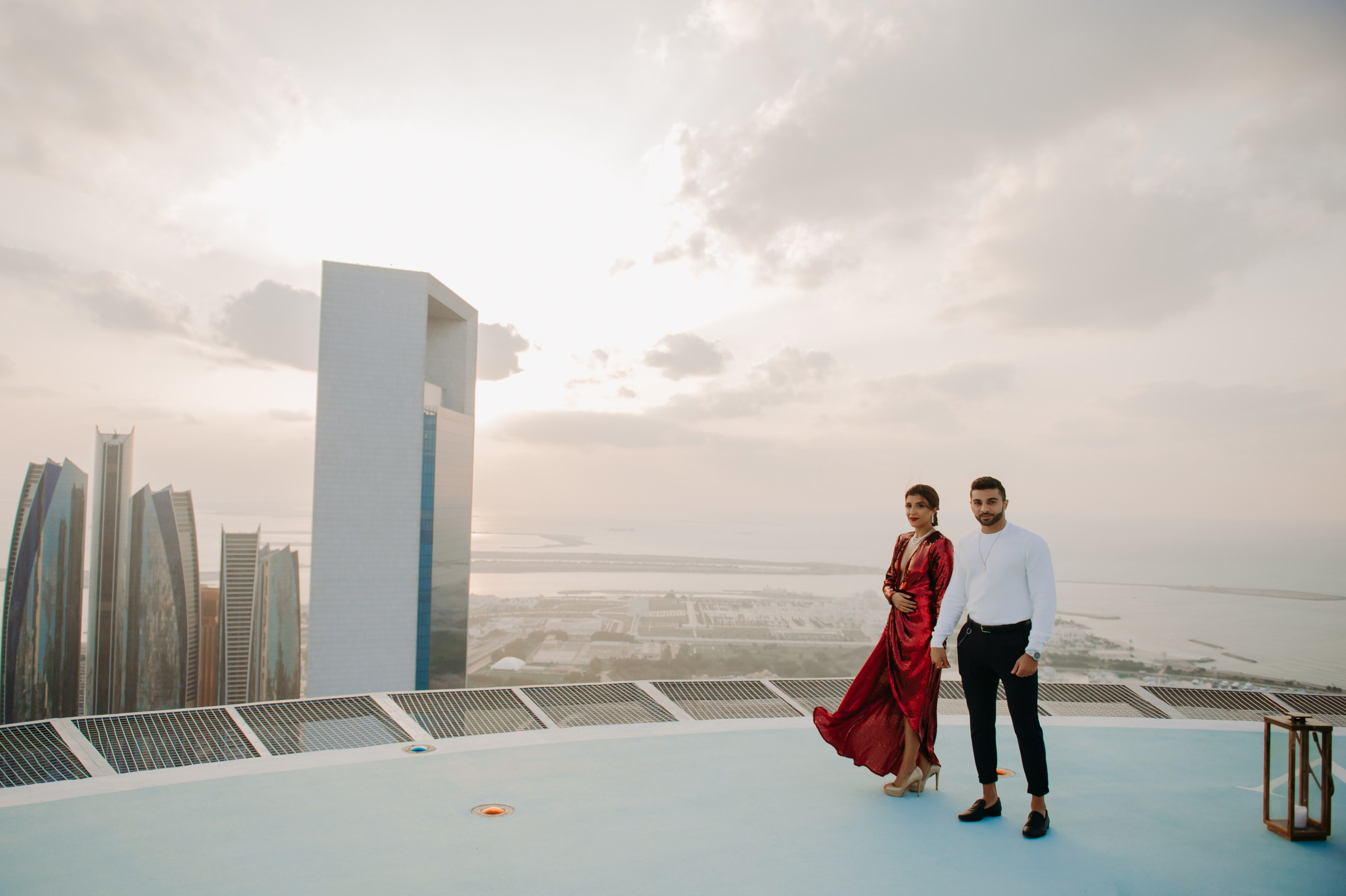 Love Story на высоте (Абу Даби). Фотограф в Москве и Санкт-Петербурге Дарина