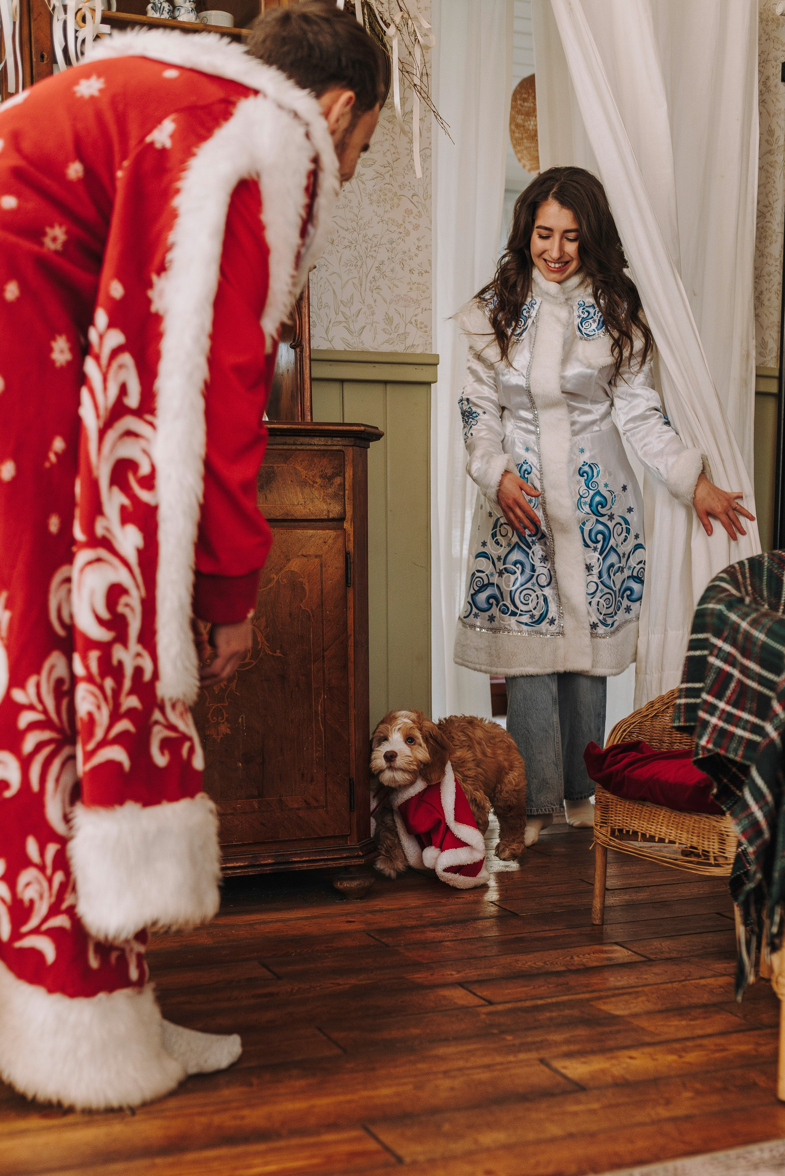 Мёрфи, Таня и Антон. Фотограф анималист в Спб недорого Олеся Майорова